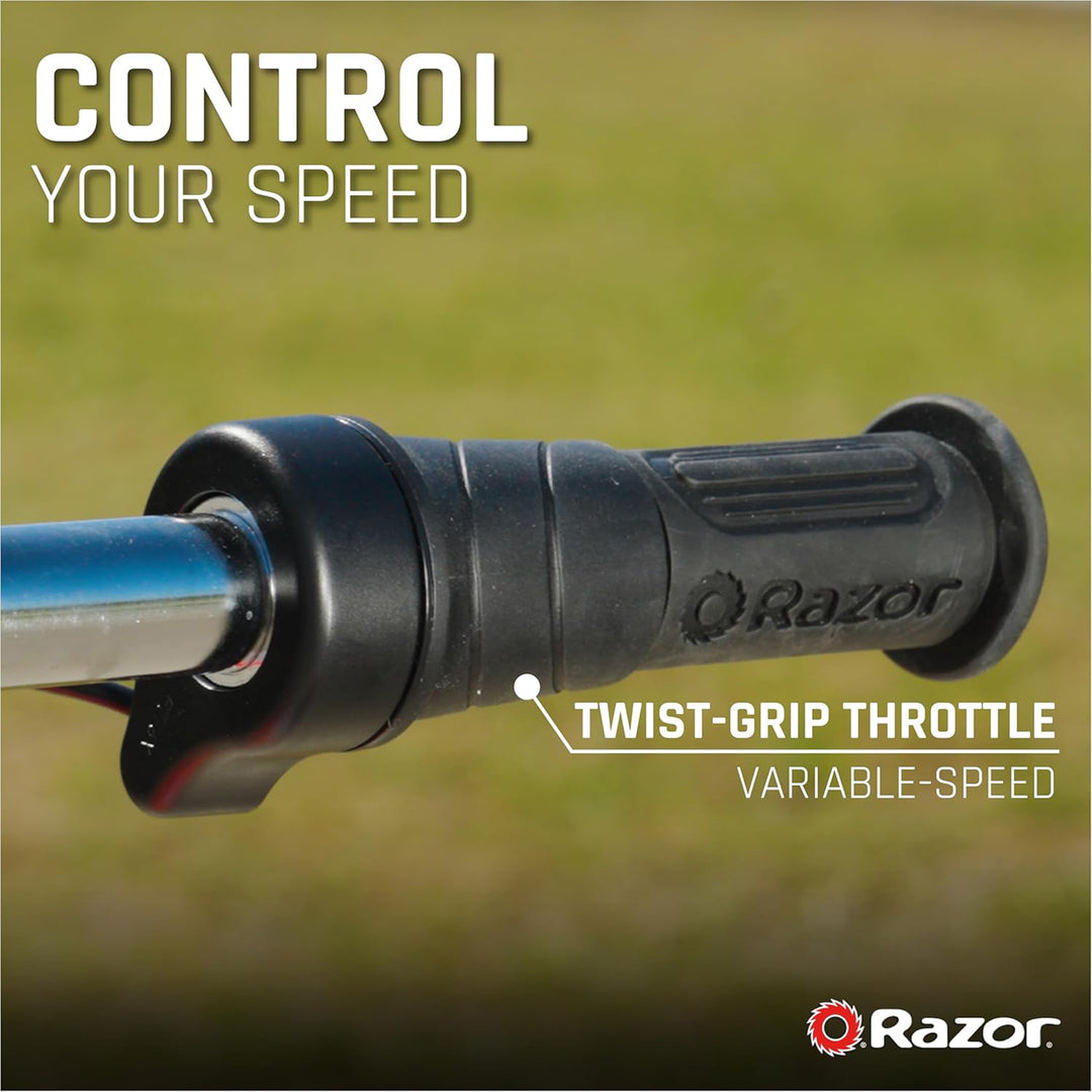 Razor Pocket Mod - Miniature Euro-Style Electric Scooter for Ages 8+, Roma - Red