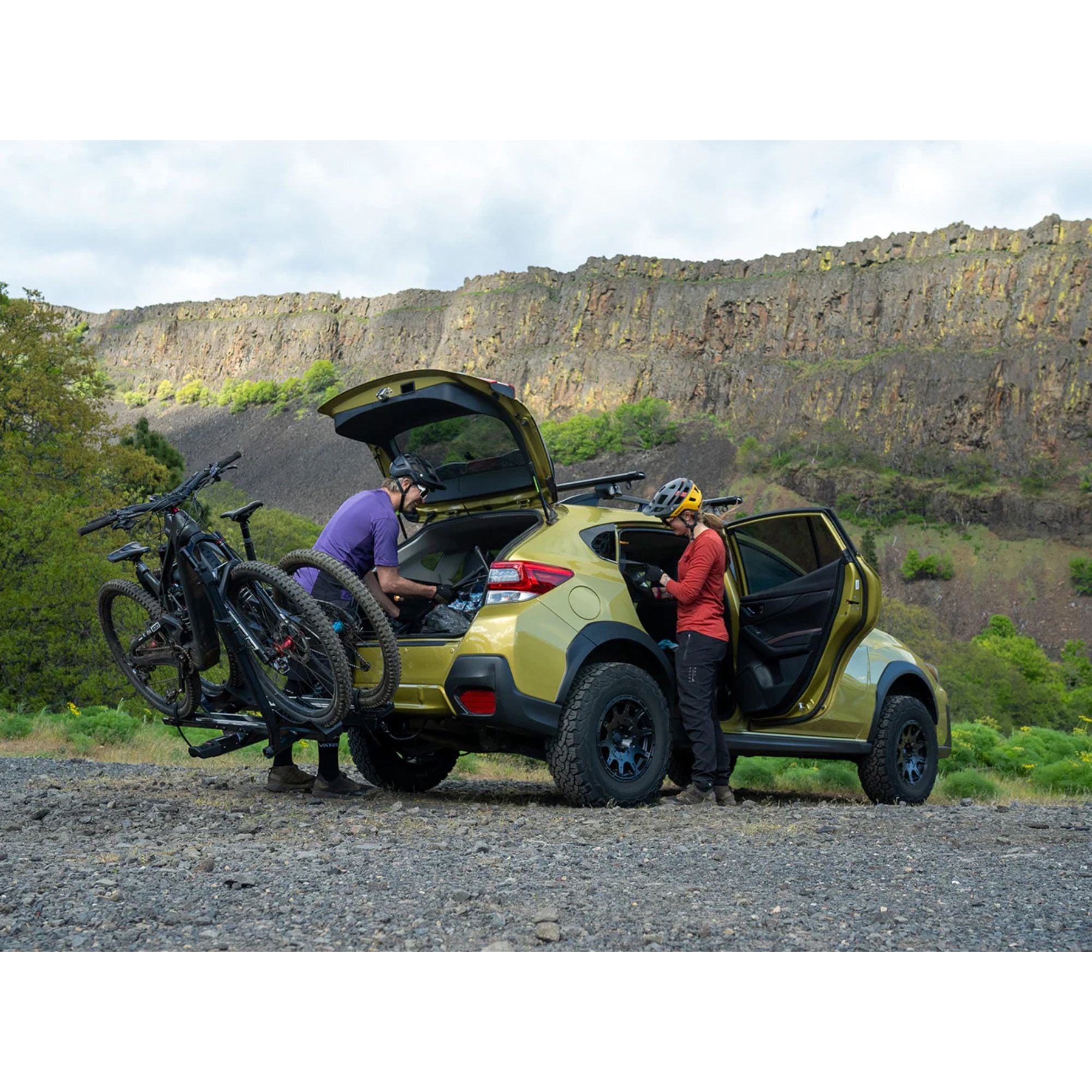 Yakima StageTwo 2" Premium Platform 2 Bike Tray Vehicle Hitch Bike Rack, Slate - VMInnovations