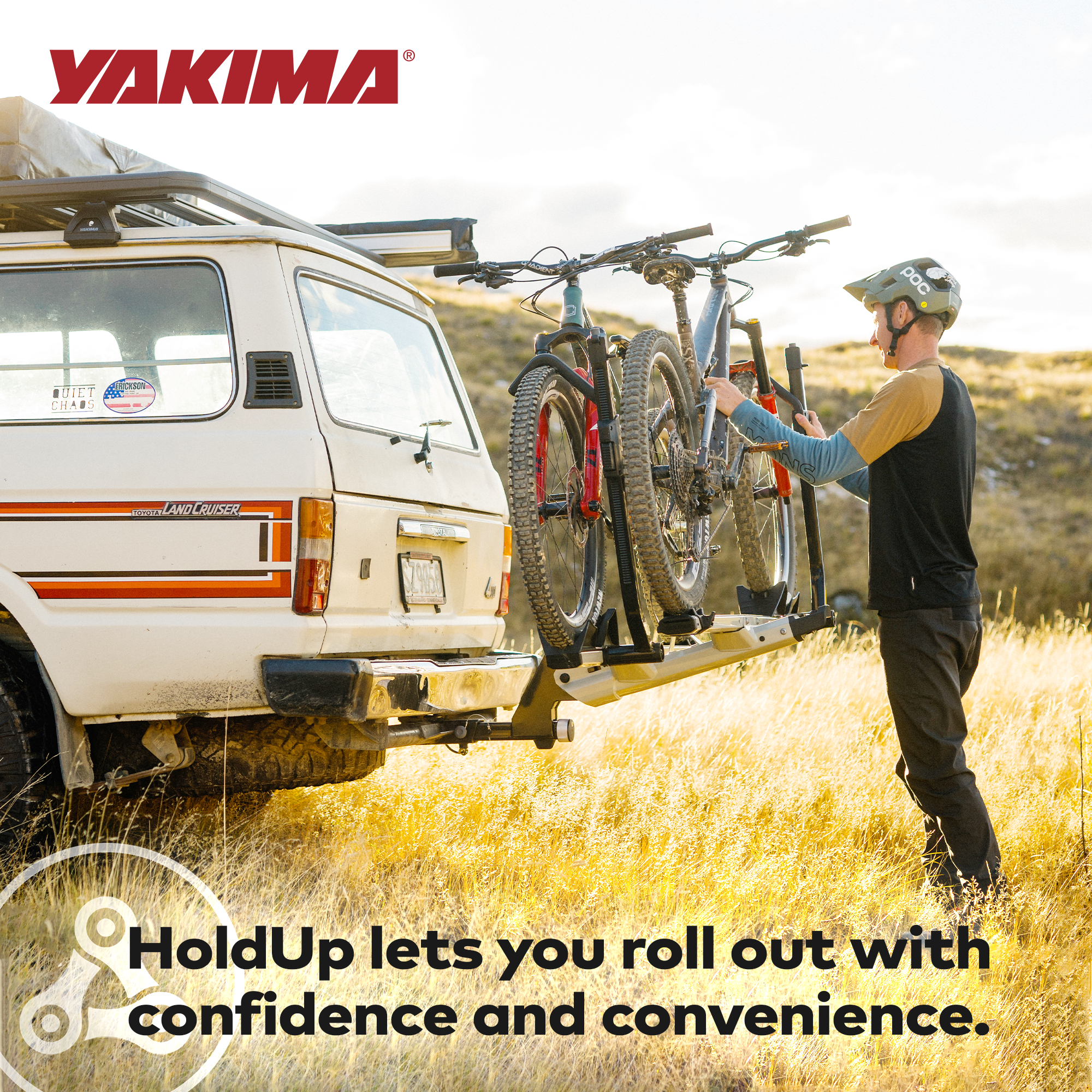 Yakima StageTwo 2" Premium Platform 2 Bike Tray Vehicle Hitch Bike Rack, Slate - VMInnovations