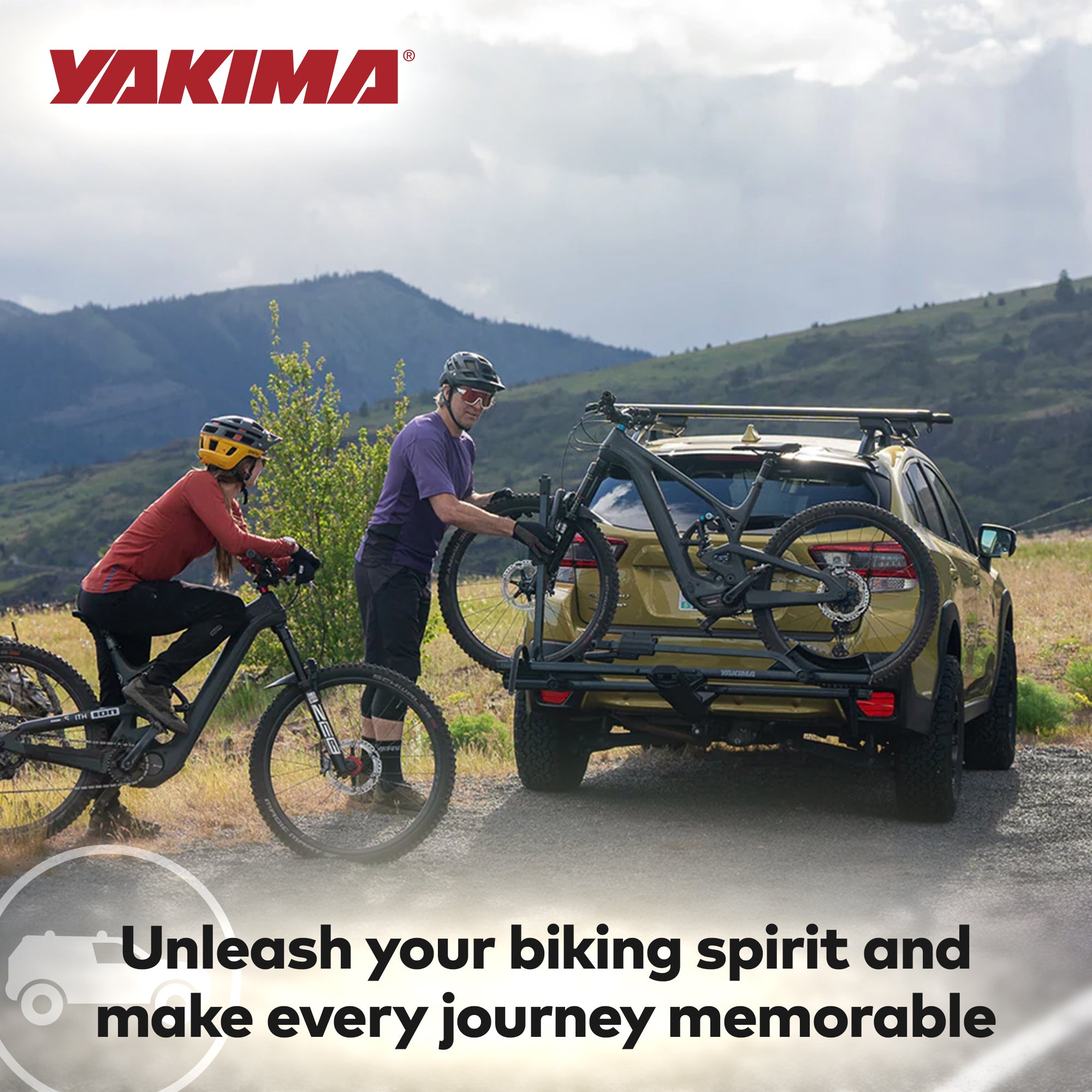 Yakima StageTwo Add-On Premium Platform 2 Bike Tray Hitch Bike Rack, Anthracite - VMInnovations