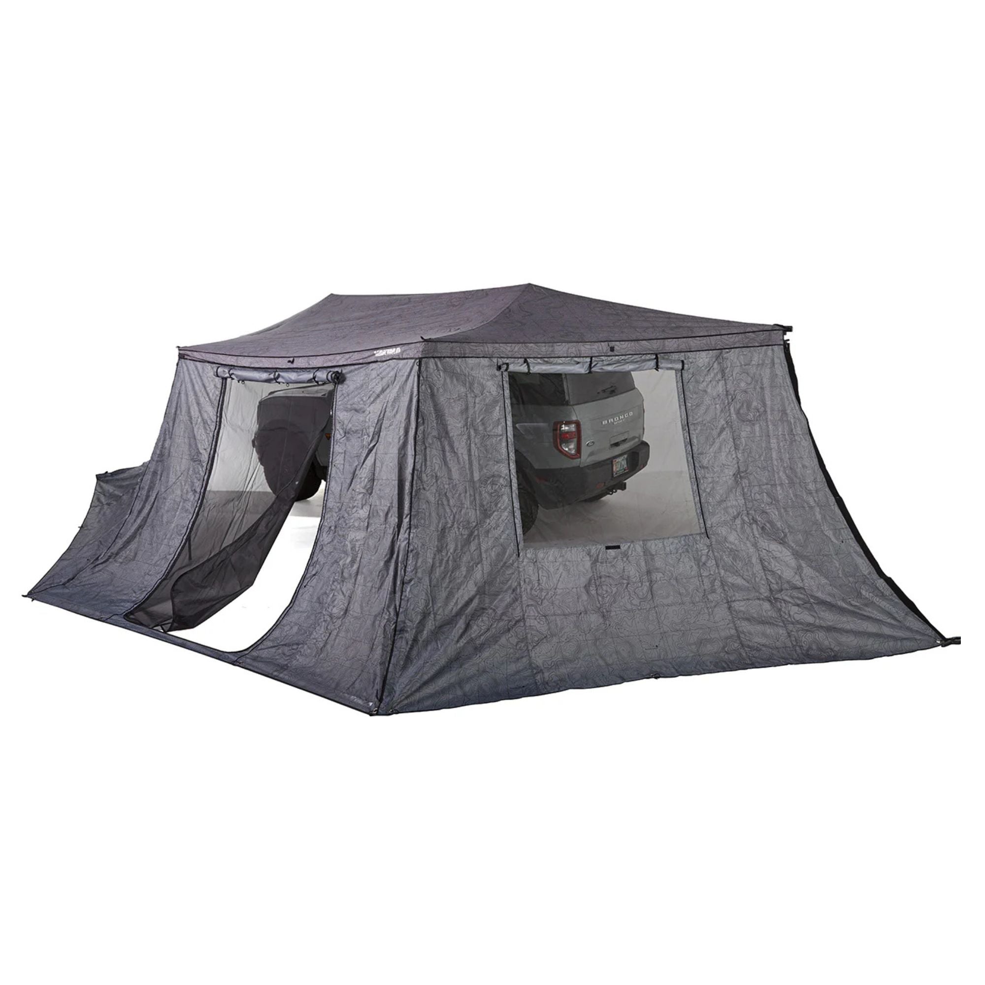 Yakima OverNOut 180 Wall Kit Awning Accessory with Wall and Door Panel, Gray - VMInnovations