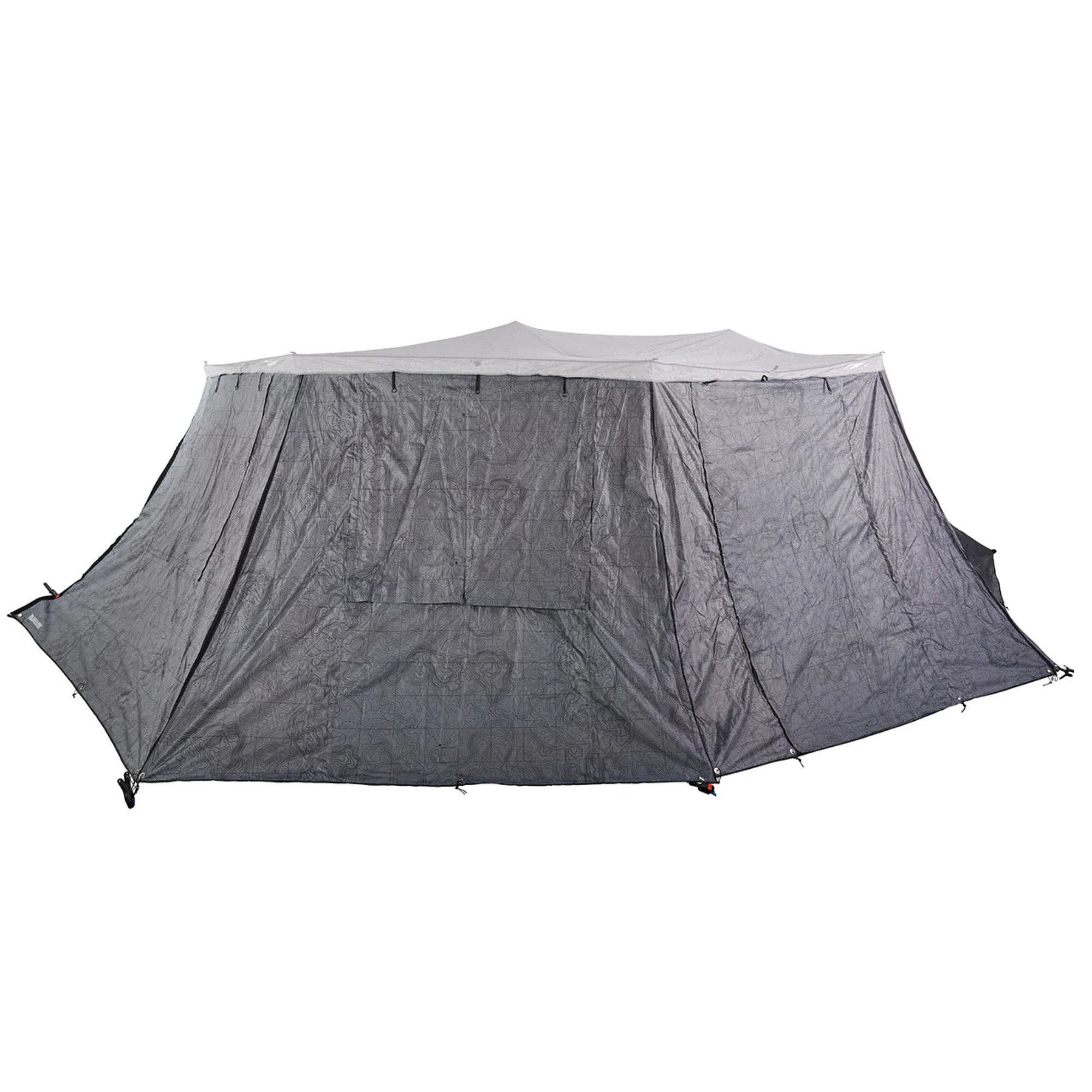 Yakima OverNOut 270 XL LH Full Wall Kit Awning w/Door Panel, Gray (Open Box) - VMInnovations