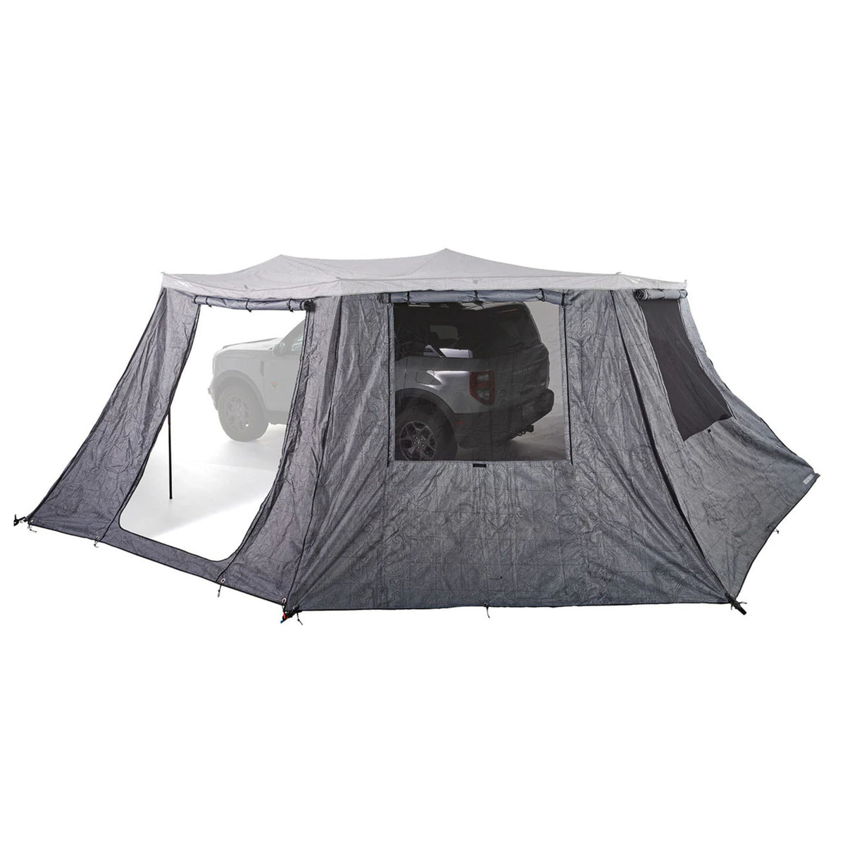 Yakima OverNOut 270 XL LH Full Wall Kit Awning w/Door Panel, Gray (Open Box) - VMInnovations