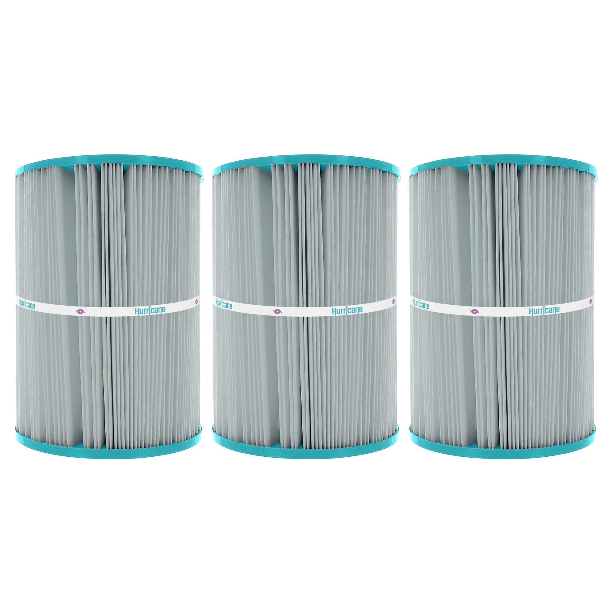 Hurricane Replacement Spa Filter Cartridge for PA25-4 & Unicel C-7626, 3 Pack - VMInnovations