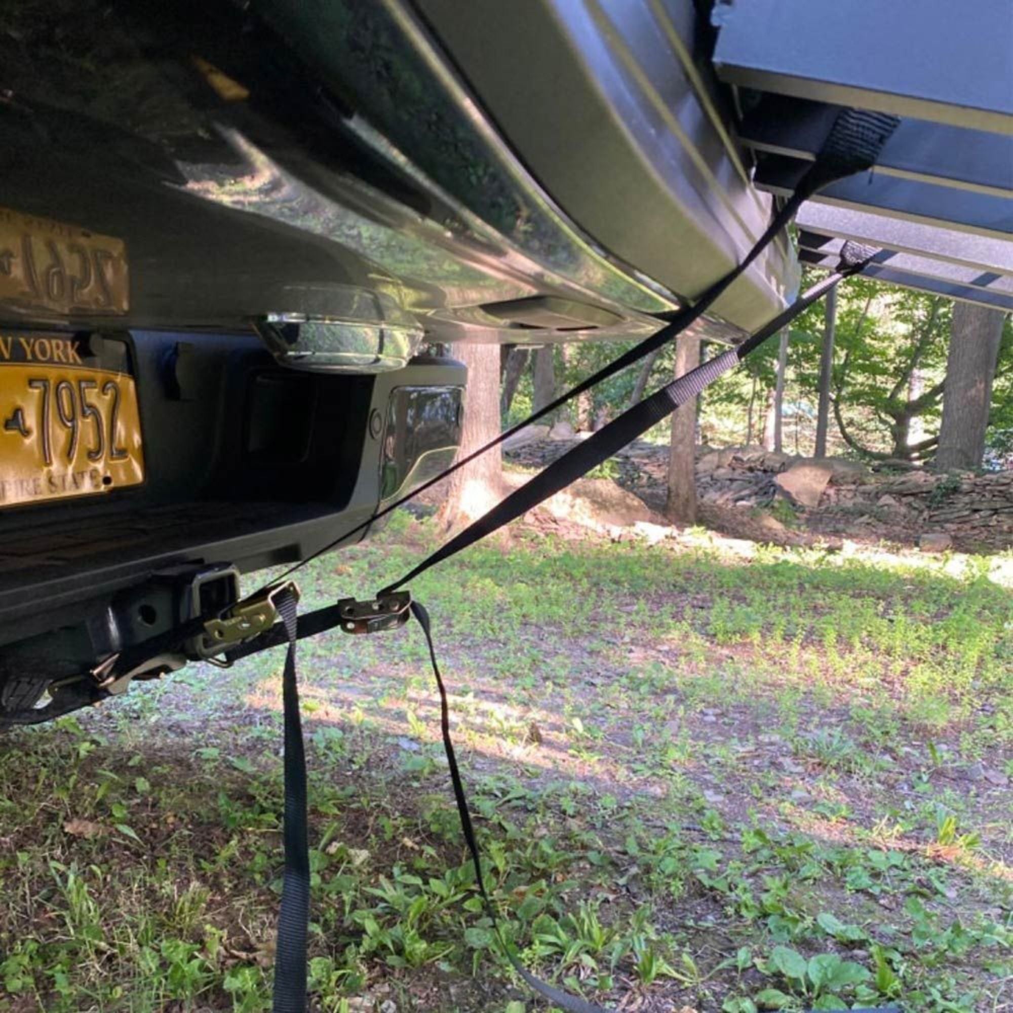 Titan Ramps 2 Pack 9’ Folding ATV Loading Ramps Arched Aluminum Design, Black - VMInnovations