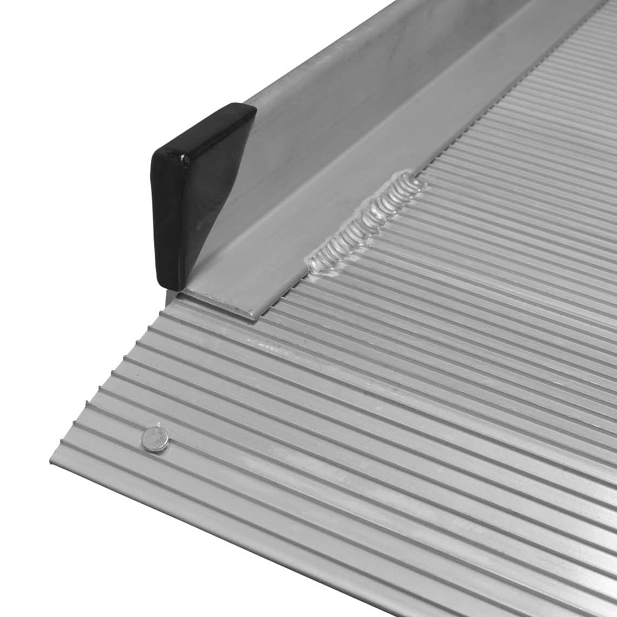 Titan Ramps 6ft Aluminum Wheelchair Entry Ramp, One Piece, 850lb Capacity (Used) - VMInnovations
