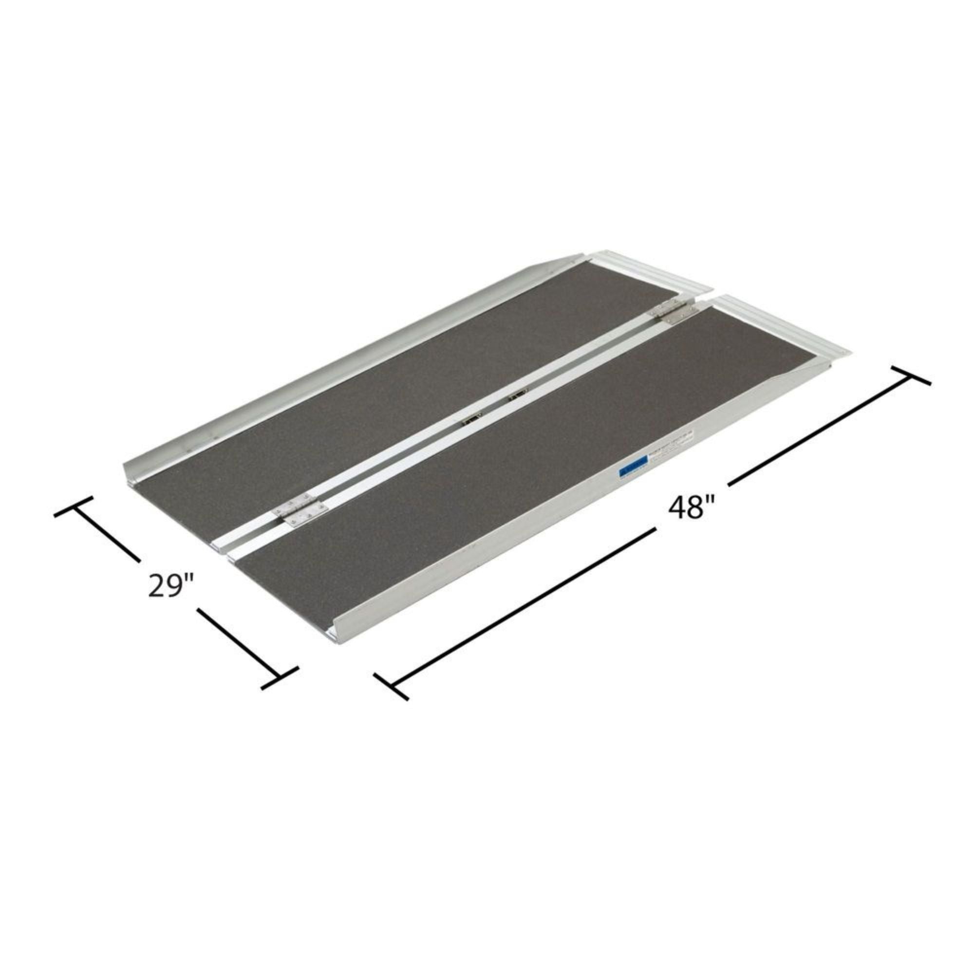 Silver Spring Mobility and Utility Ramp, 4 Foot Single Fold with Grit Surface