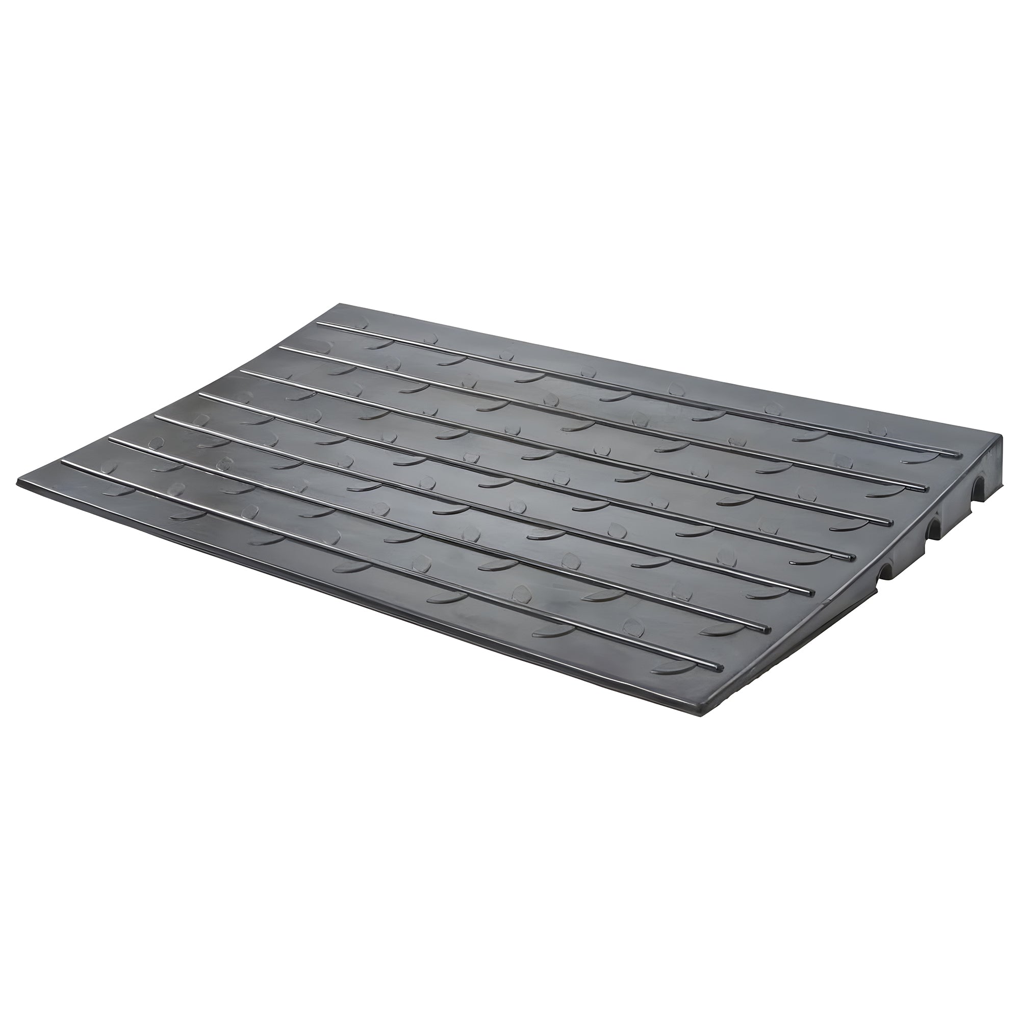 Silver Spring 2.5" Maximum Riser, Solid Rubber 3 Channel Ramp, Black (Open Box)