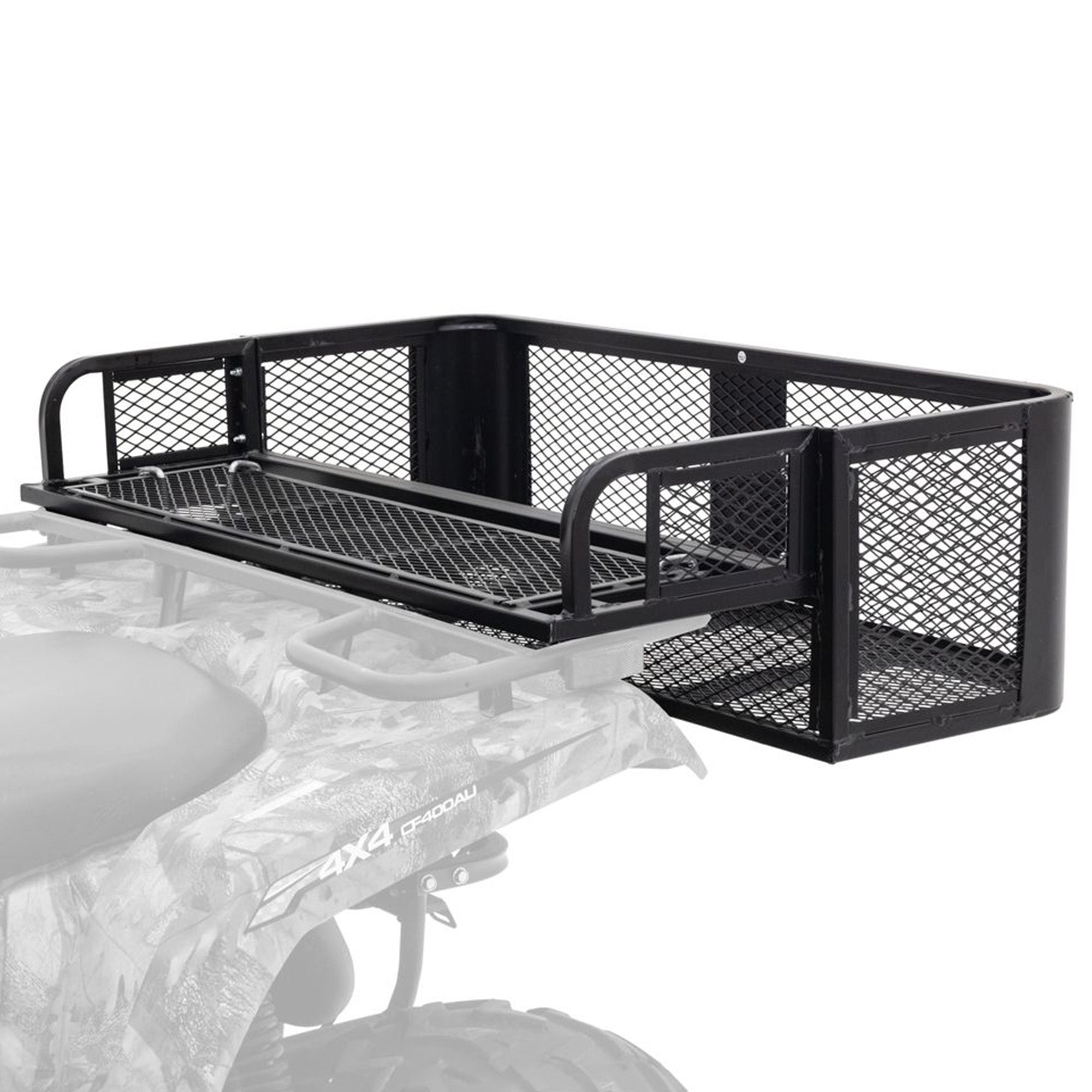 Titan Ramps Universal ATV/UTV Rear Drop Cargo Basket Rack with 150 lb. Capacity
