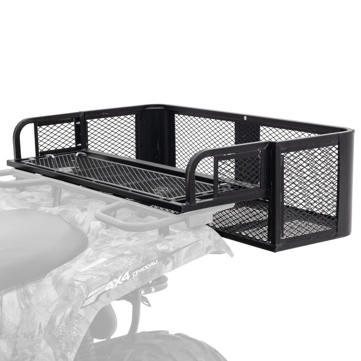 Titan Ramps Universal ATV/UTV Rear Drop Cargo Basket Rack with 150 lb. Capacity
