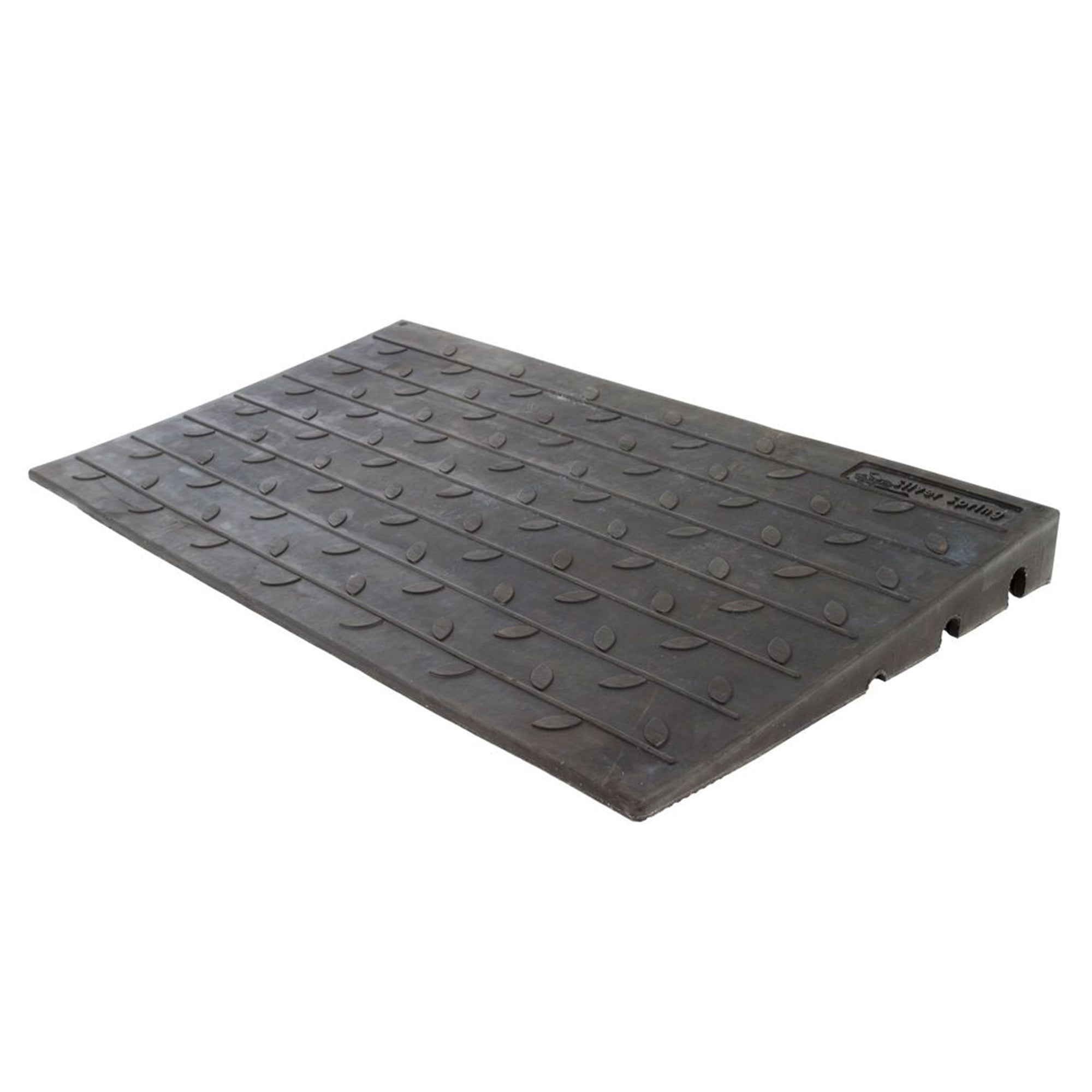 Silver Spring 3" Maximum Riser, Solid Rubber Threshold Ramp, Black (Open Box) - VMInnovations