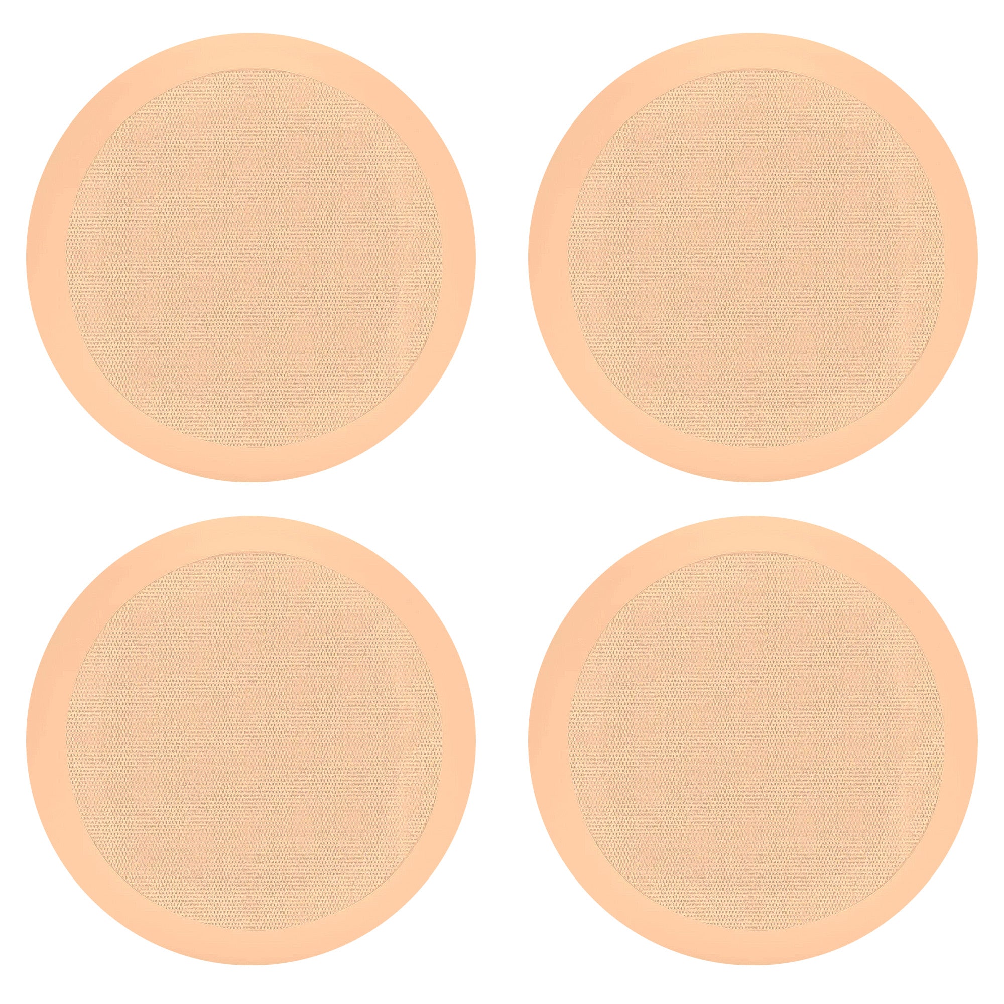 Pyle PDIC Series 150W 5.25" Flush Mount In Wall/In Ceiling Speaker, 2 Pair, Tan