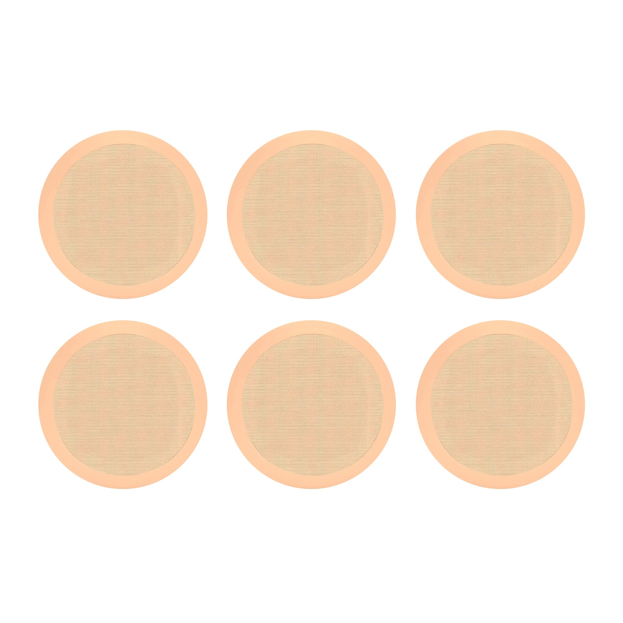 Pyle PDIC Series 150W 5.25" Flush Mount In Wall/In Ceiling Speaker, 3 Pair, Tan - VMInnovations