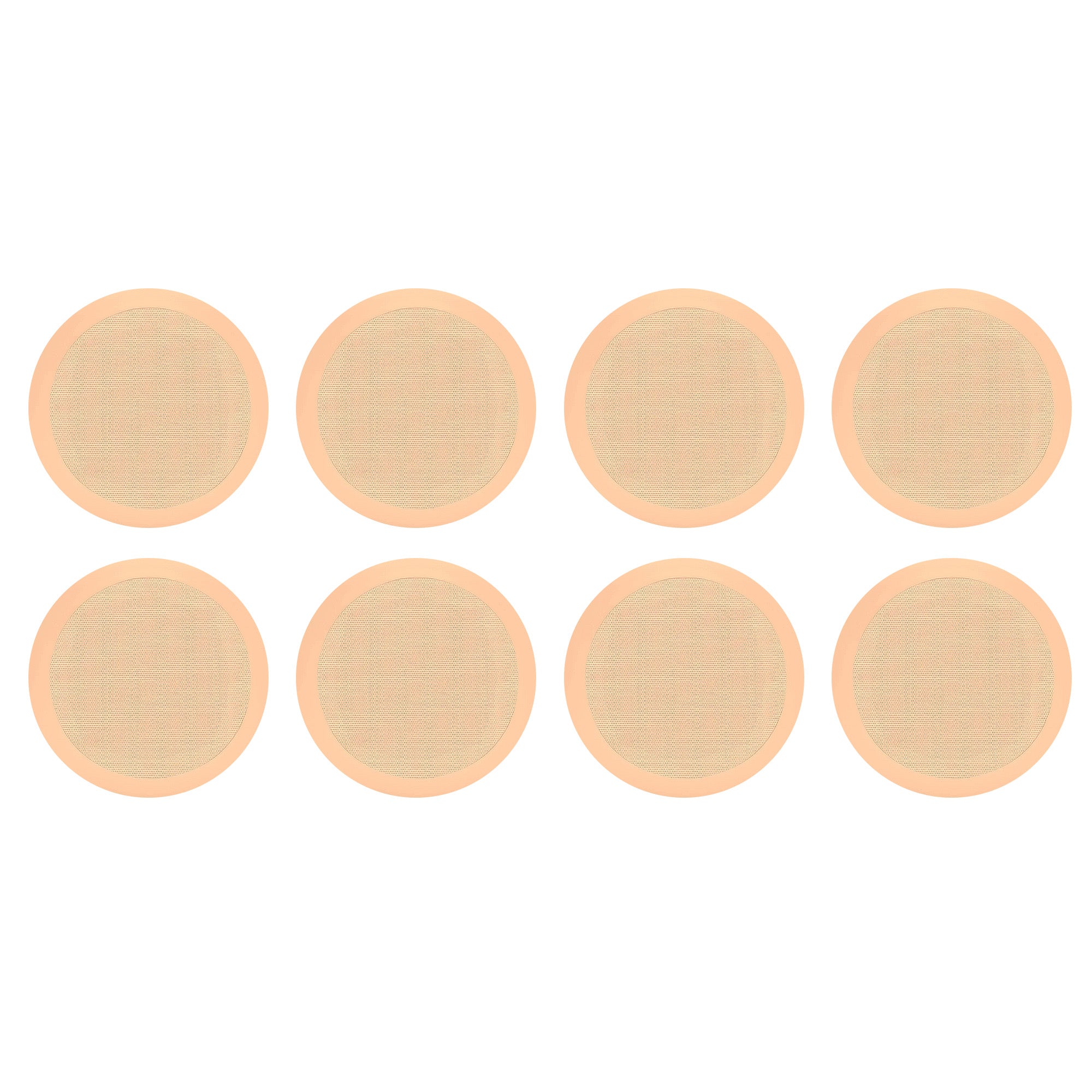 Pyle PDIC Series 150W 5.25" Flush Mount In Wall/In Ceiling Speaker, 4 Pair, Tan