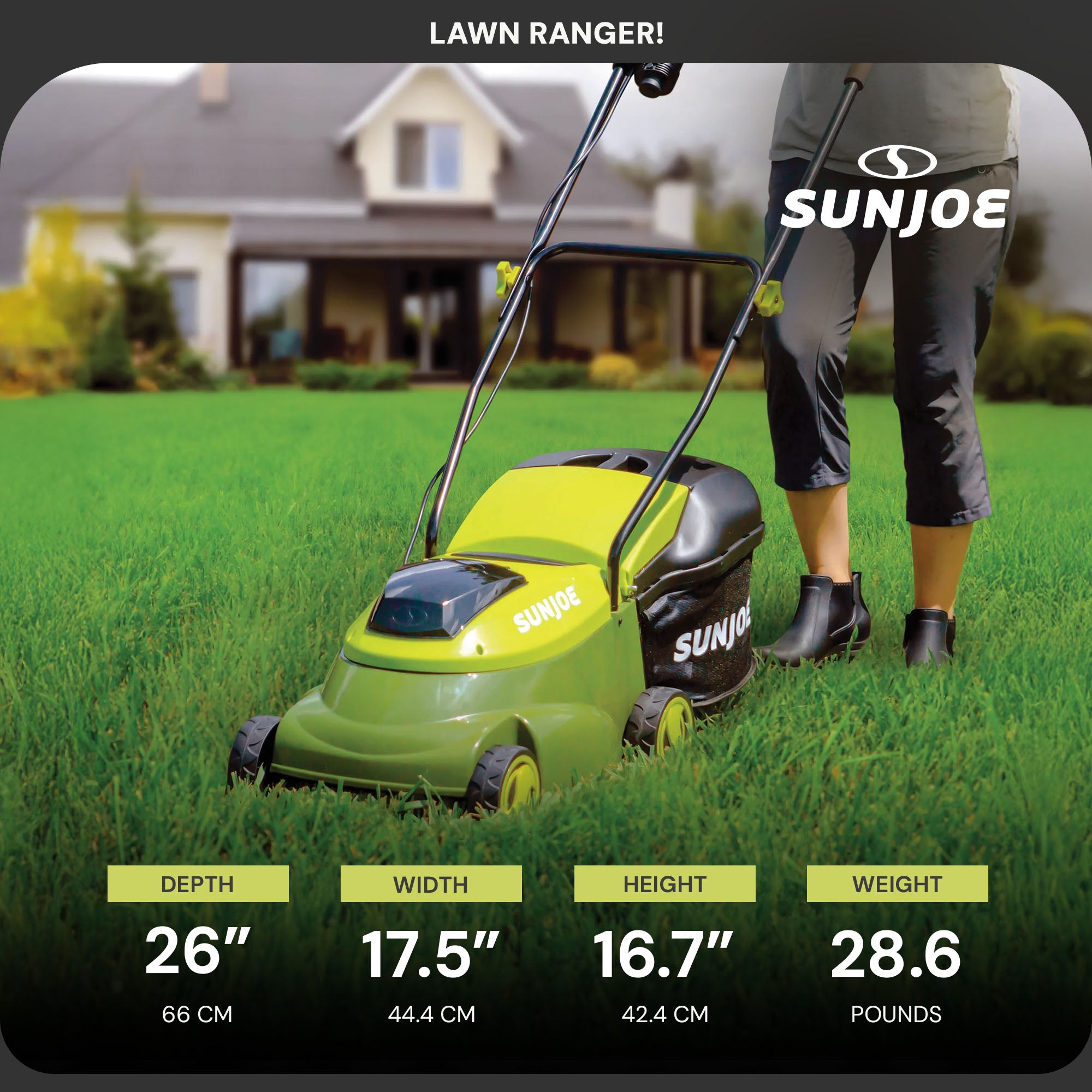 Sun Joe Walk-Behind Cordless Push Lawn Mower with Brushless Motor (Open Box) - VMInnovations