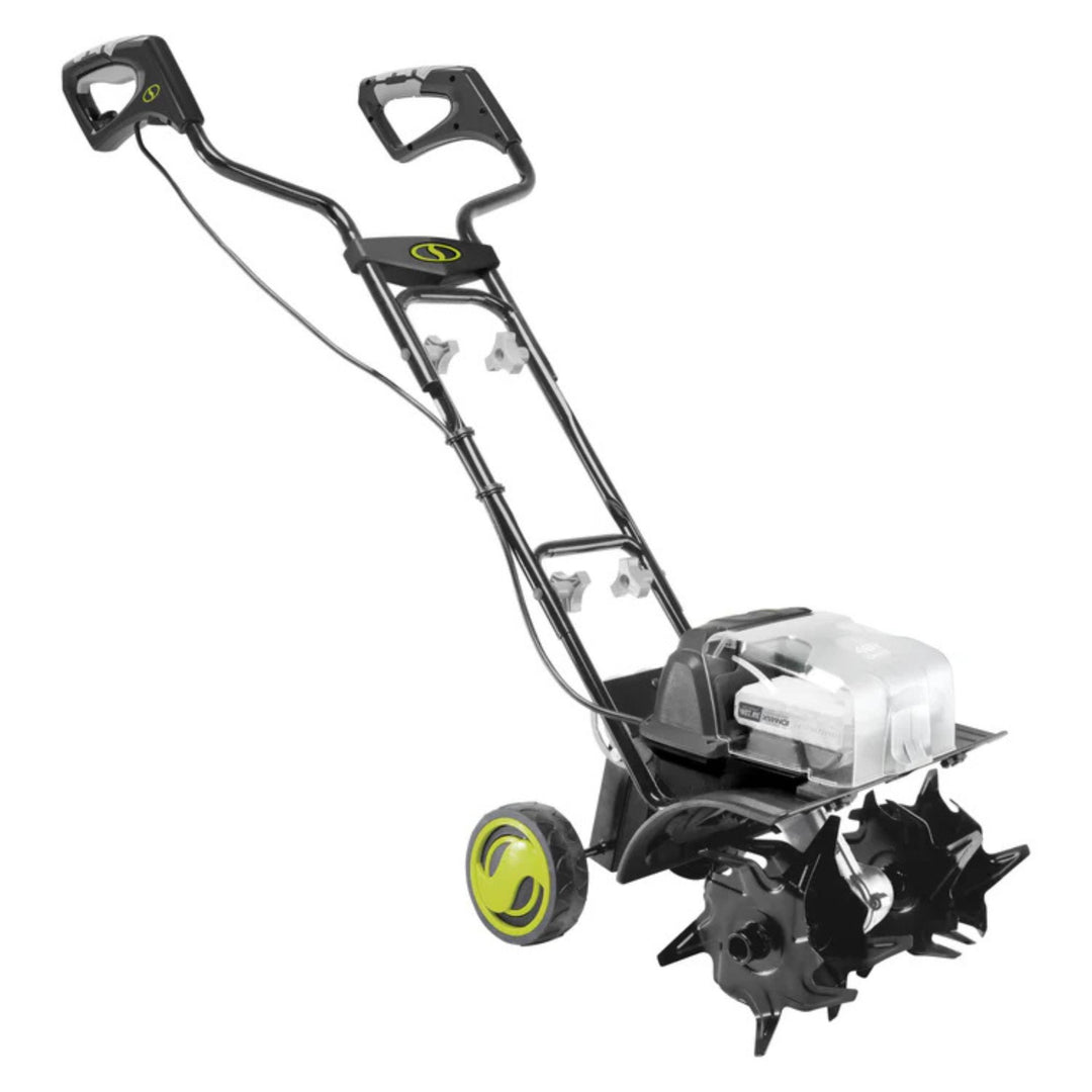 Sun Joe 24V Cordless Garden Tiller Cultivator Accessory Kit, Black, 24V-X2-TLR14