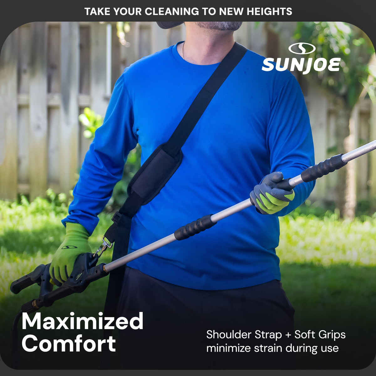 Sun Joe 9 Foot Universal Pressure Washer Sky Lance Extension Wand Kit, SPX-SRL9