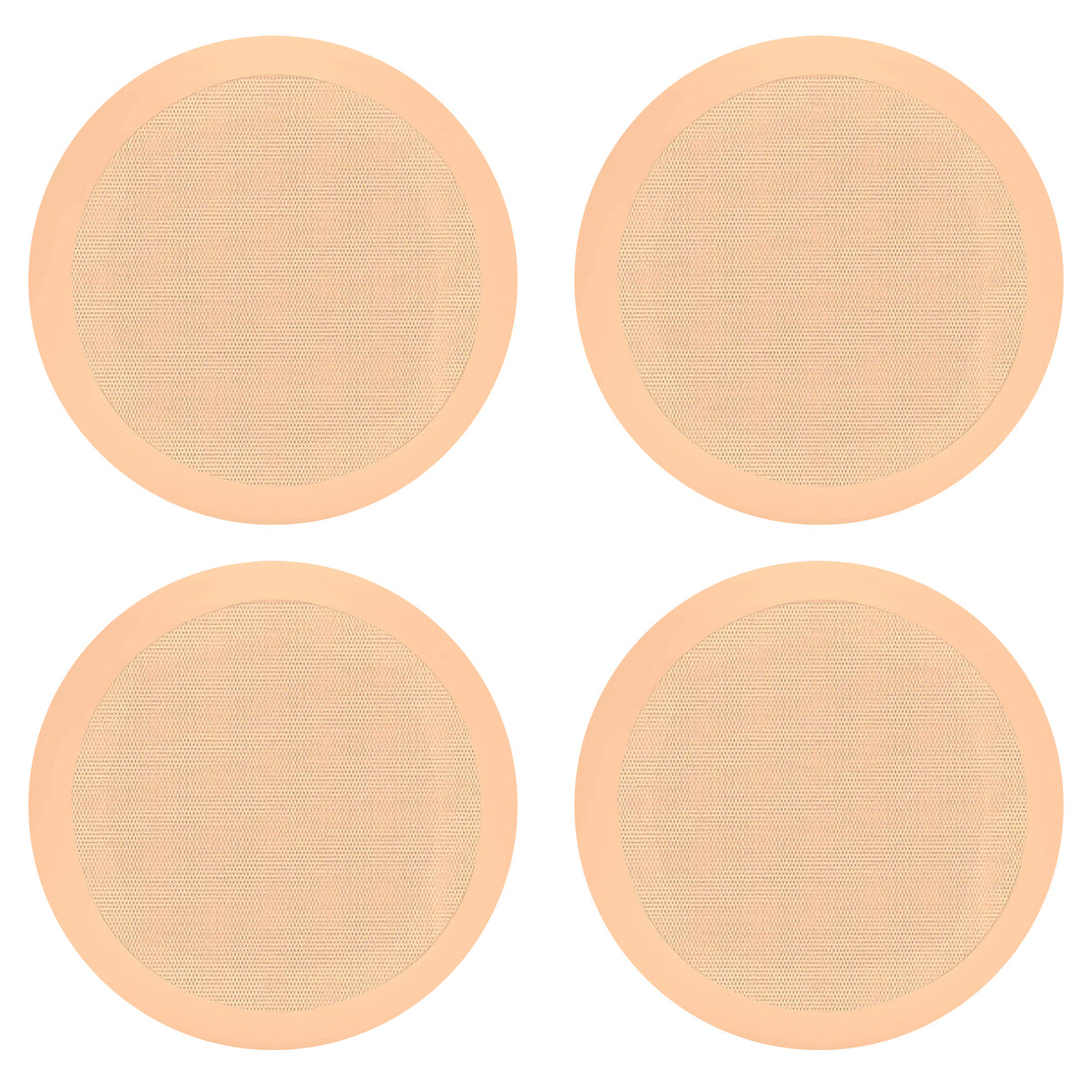 Pyle PDIC Series 250W 8" Round Flush Mount In Wall/In Ceiling Speakers, 2 Pair