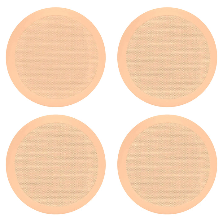 Pyle PDIC Series 200W 6.5" Round Flush Mount In Wall/In Ceiling Speakers, 2 Pair