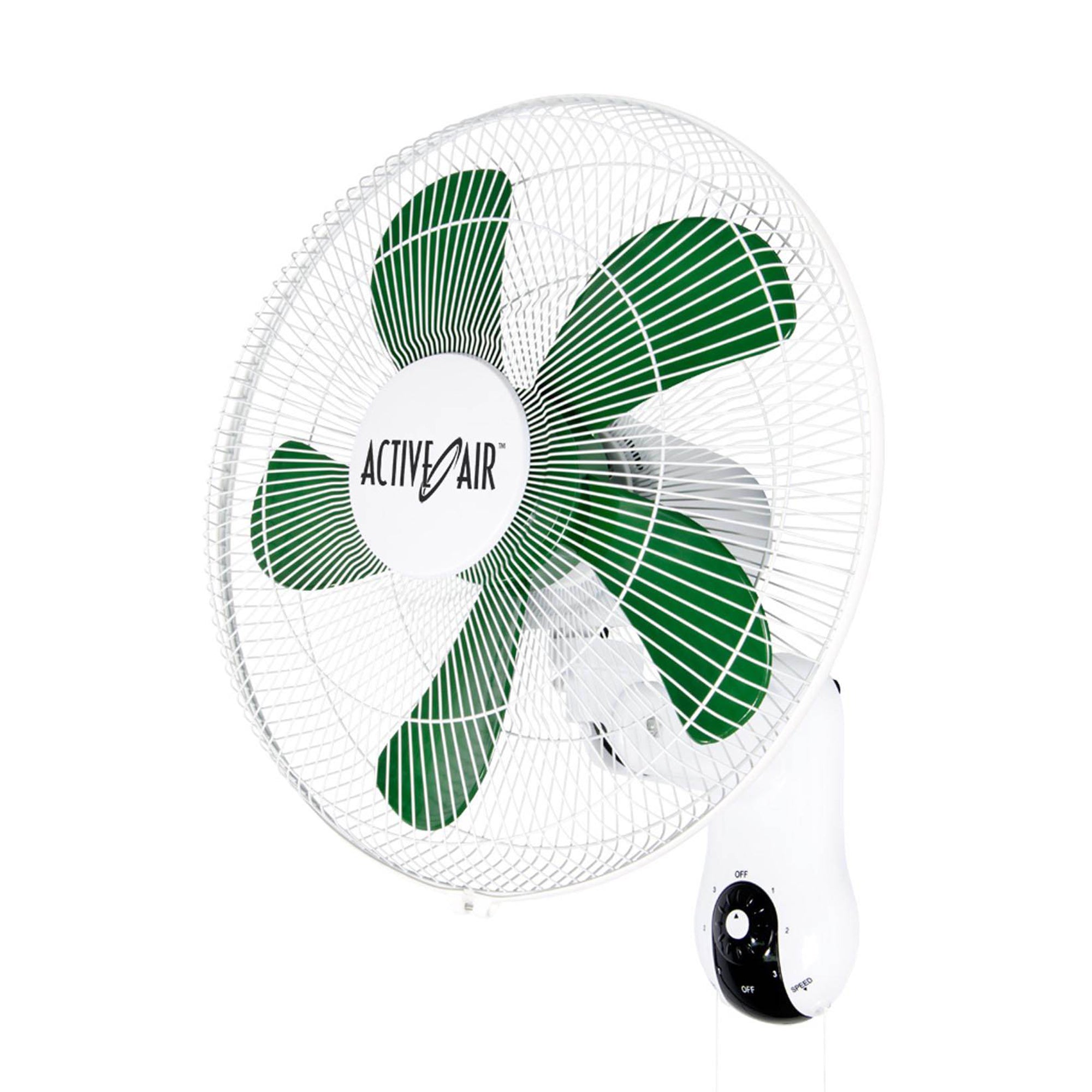 Active Air ACF16 16in 3-Speed Mountable Oscillating Hydroponic Grow Fan (4 Pack) - VMInnovations