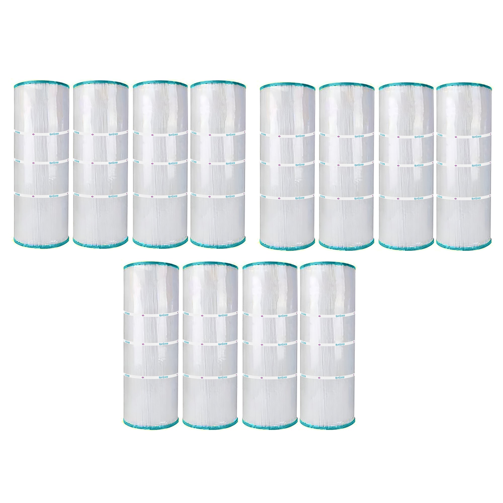 Hurricane Advanced Pool Filter Cartridge for C-7477, PA75SV & FC-1260, 12 Pack