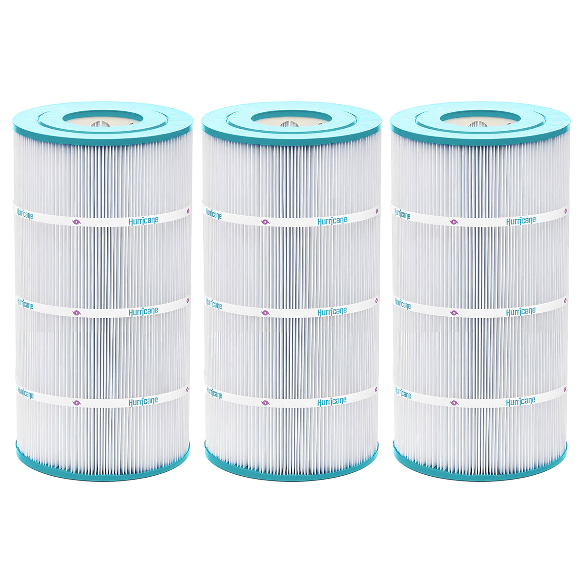 Hurricane Replacement Spa Filter Cartridge for Unicel C8411 and PWWCT75, 3 Pack - VMInnovations
