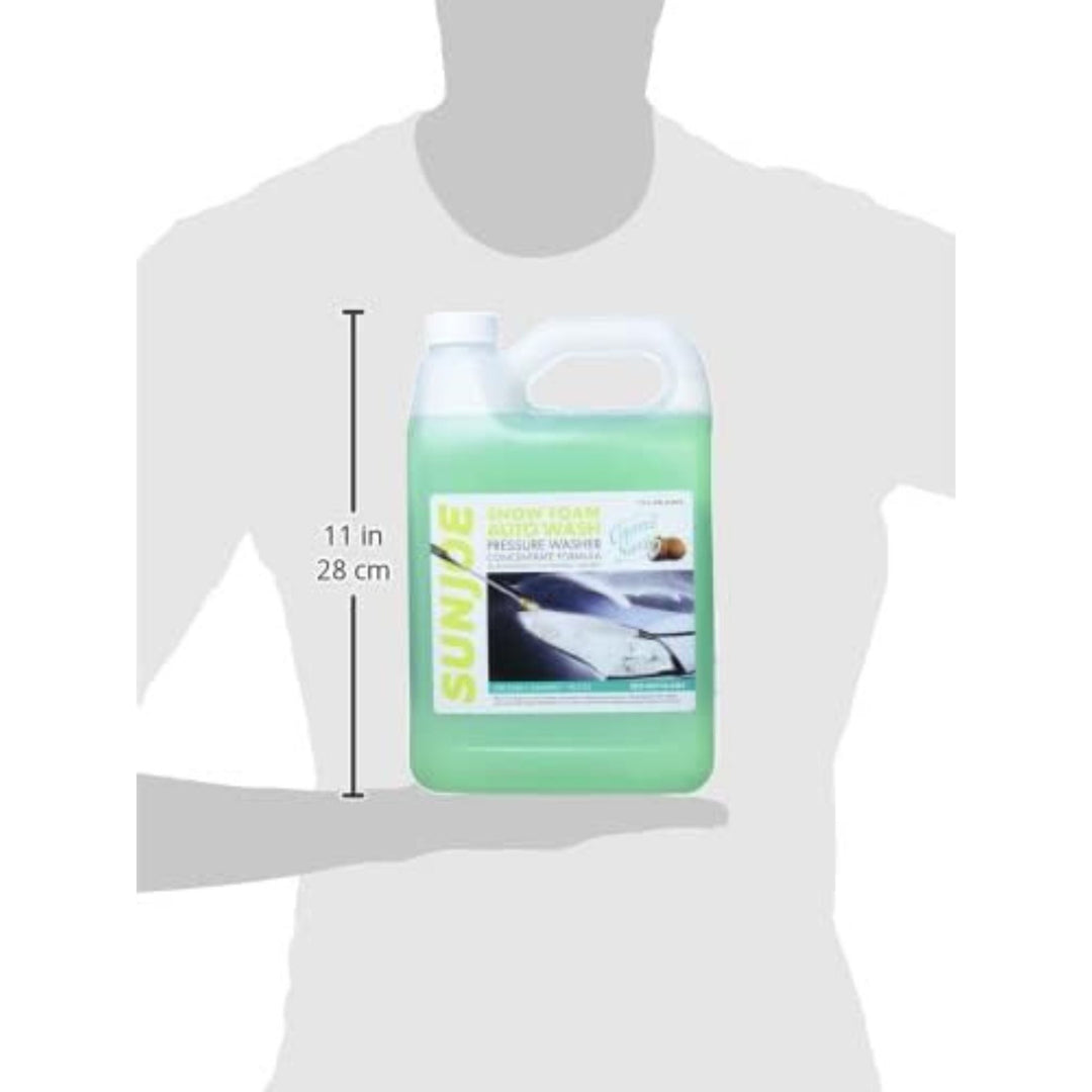 Sun Joe Premium Snow Foam Coconut Scent Car Washing Soap & Cleaner, 1 Gallon - VMInnovations