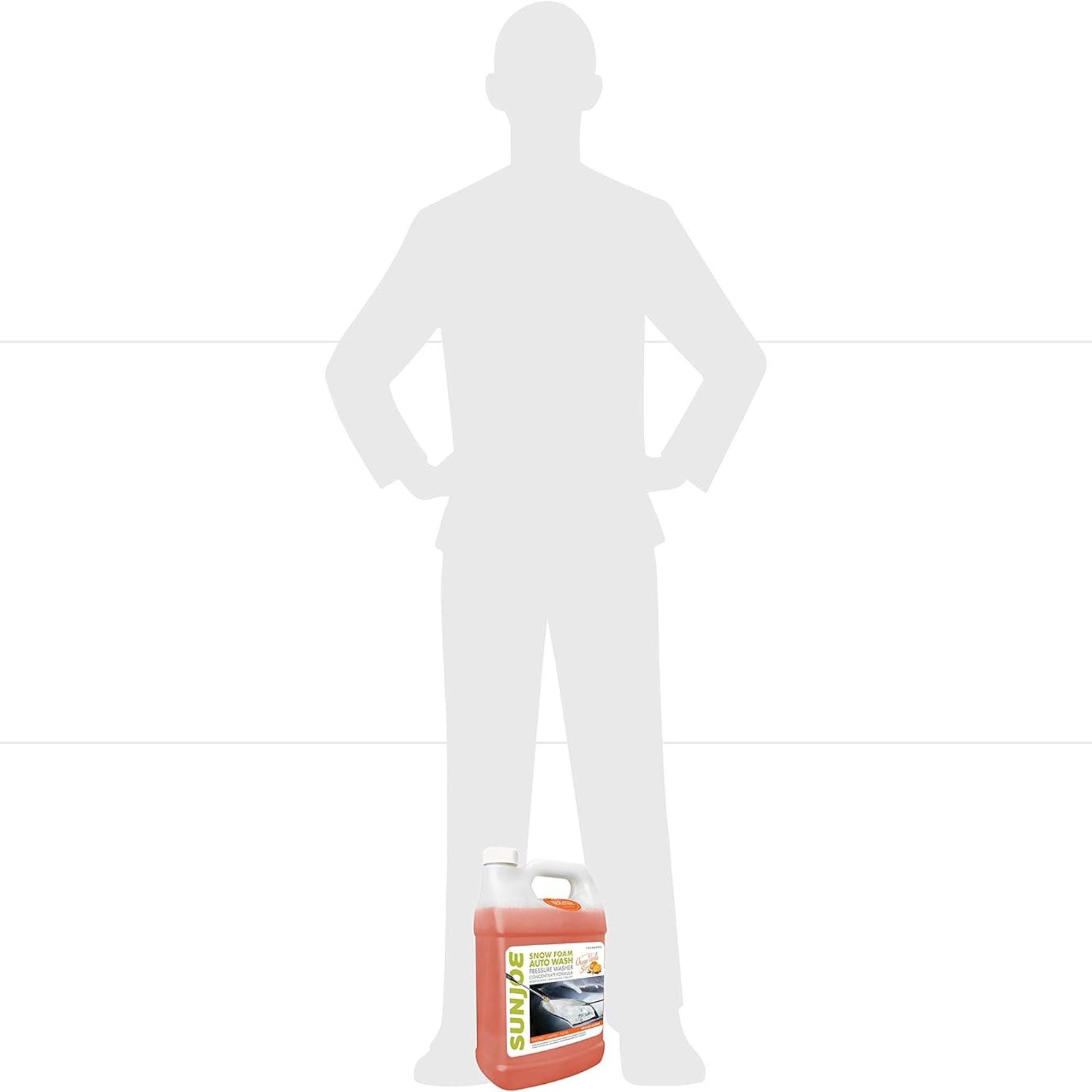 Sun Joe Premium Snow Foam Car Soap Cleaner, 1 Gal, Orange-Vanilla, SPX-FCS1G-CRM - VMInnovations