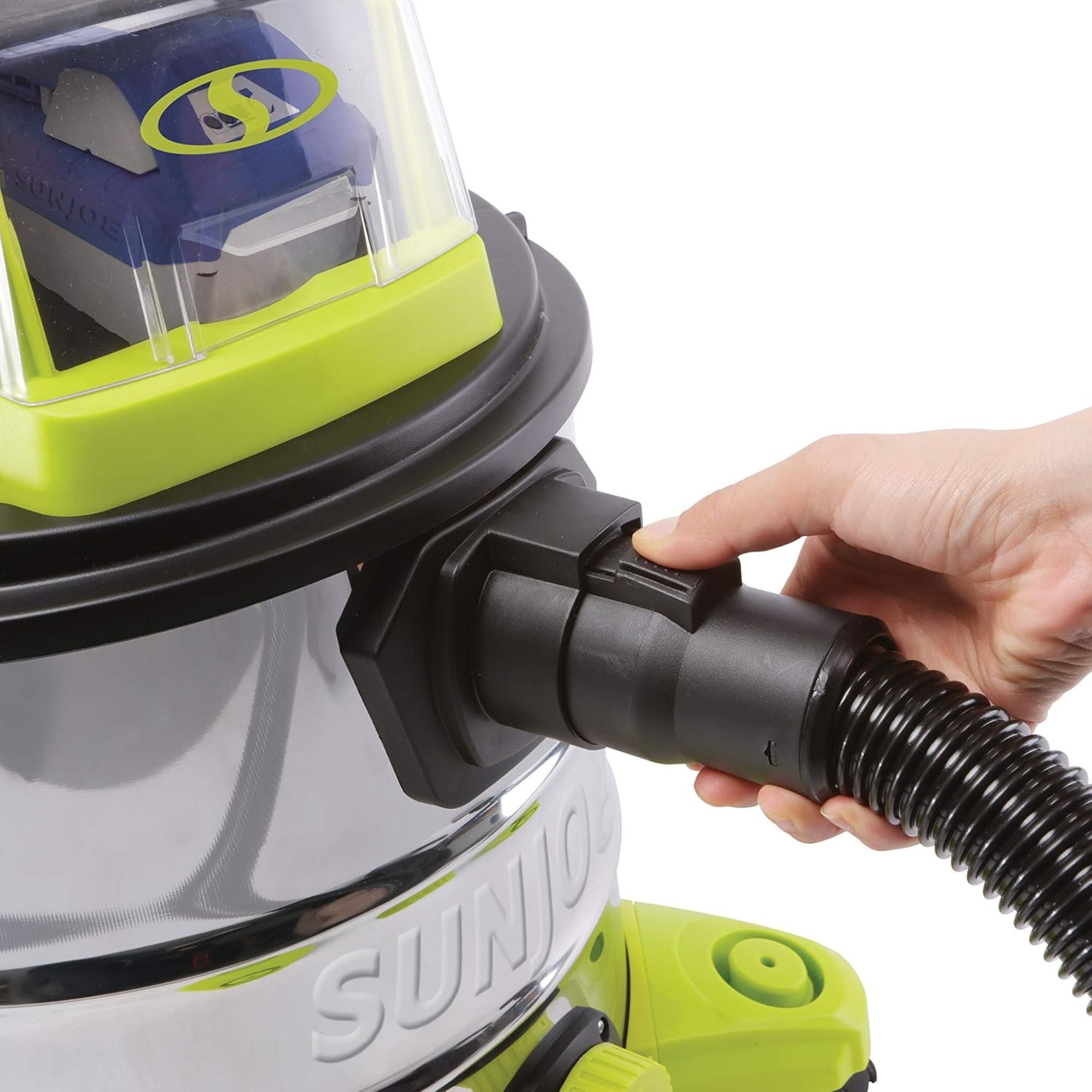 Sun Joe 24V Cordless Stainless Steel Wet or Dry Vacuum Kit, 5.3 Gal (Open Box) - VMInnovations
