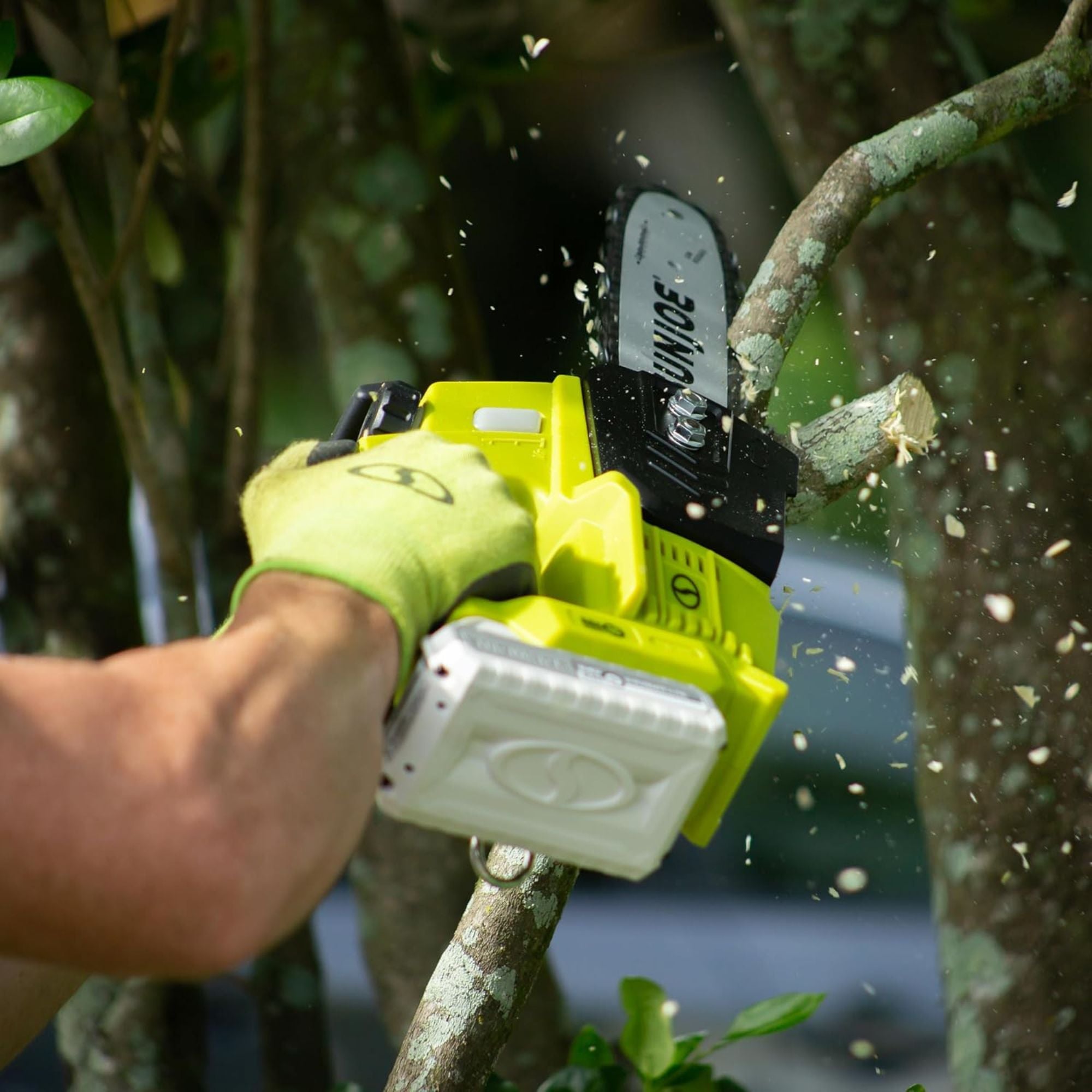 Sun Joe 24V 10-Inch 600W Chain Saw Kit with 4.0Ah Battery & Charger (Open Box) - VMInnovations