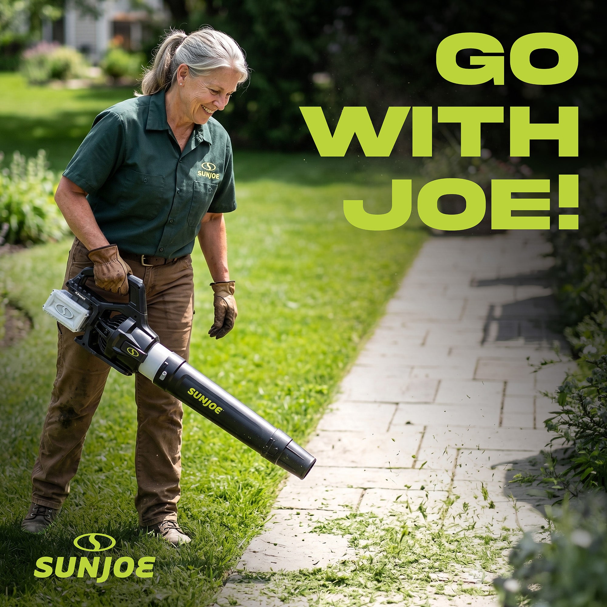 Sun Joe Cordless Brushless Turbine Jet Blower with Battery/Charger, 24V-X2-JB500