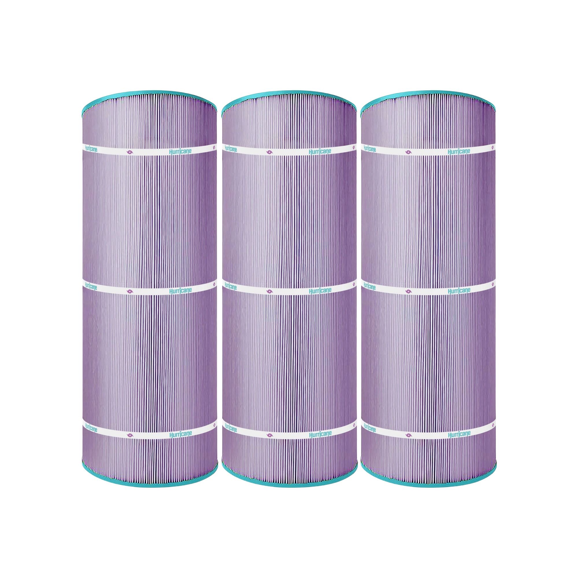 Hurricane Filters HF8414 Platinum Purple Spa Filter Cartridge Replacement, 3 Pck - VMInnovations