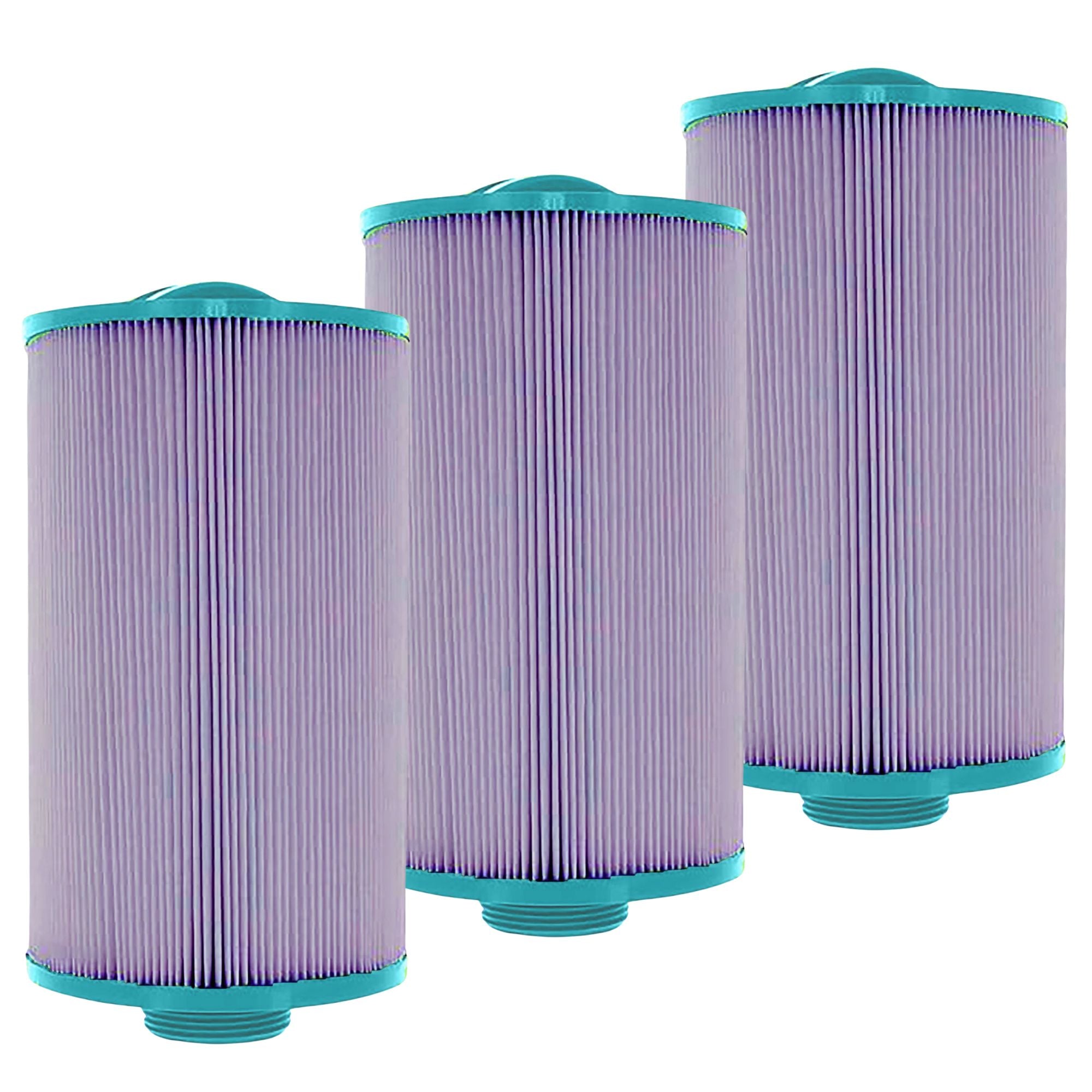 Hurricane Filters HF4H21 Platinum Purple Spa Filter Cartridge Replacement, 3 Pck