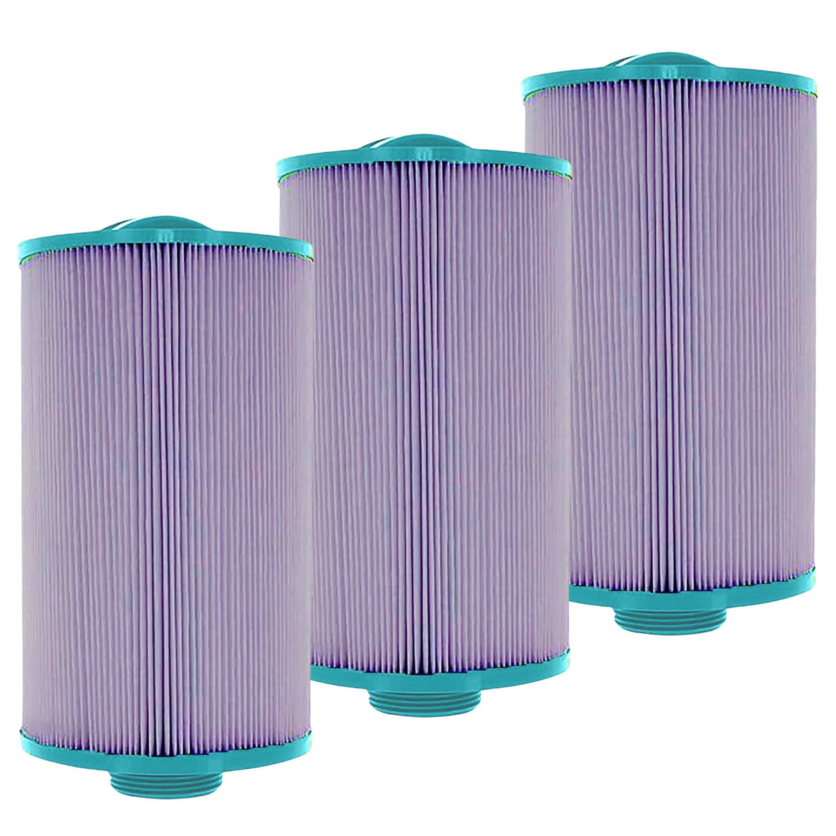 Hurricane Filters HF4H21 Platinum Purple Spa Filter Cartridge Replacement, 3 Pck