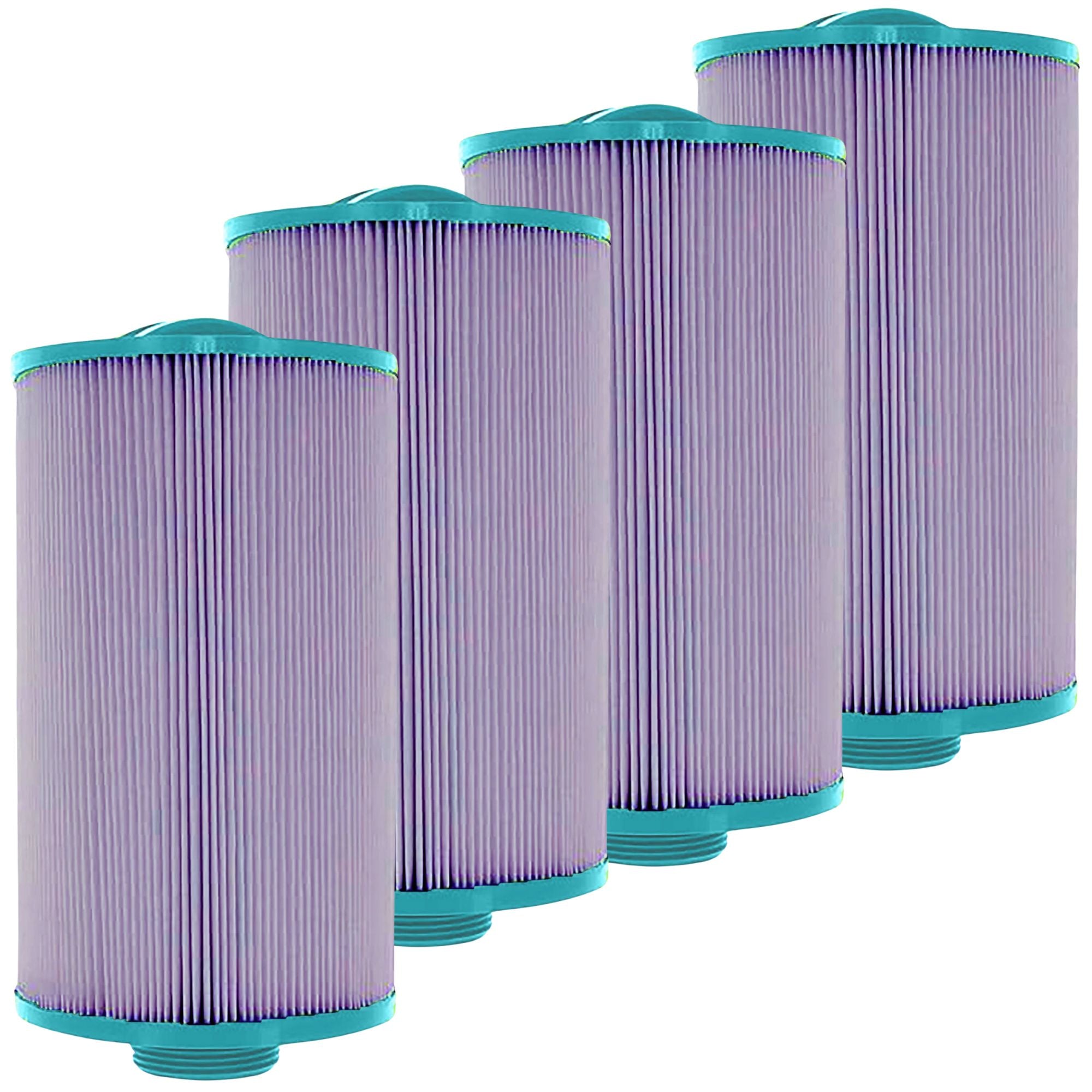 Hurricane Filters HF4H21 Platinum Purple Spa Filter Cartridge Replacement, 4 Pck