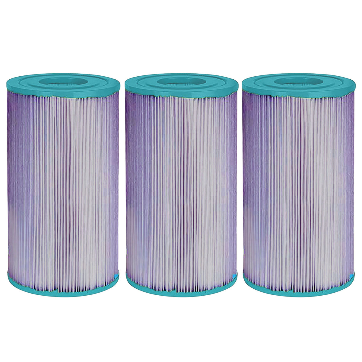 Hurricane Filters HF4335-01P Platinum Purple Spa Filter Cartridge Replacement (3 Pack)
