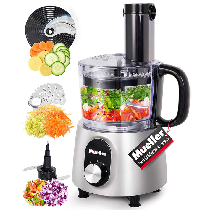 Mueller UltraPrep Food Processor Chopper, Multifunction Kitchen Appliance, 8 Cup - VMInnovations