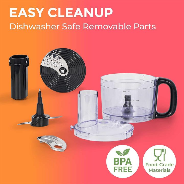 Mueller UltraPrep Food Processor Chopper, Multifunction Kitchen Appliance, 8 Cup - VMInnovations