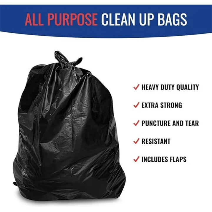 Generic 50 Count Contractor Trash Bags, Heavy-Duty Thick Garbage Sack, 42 Gallon - VMInnovations