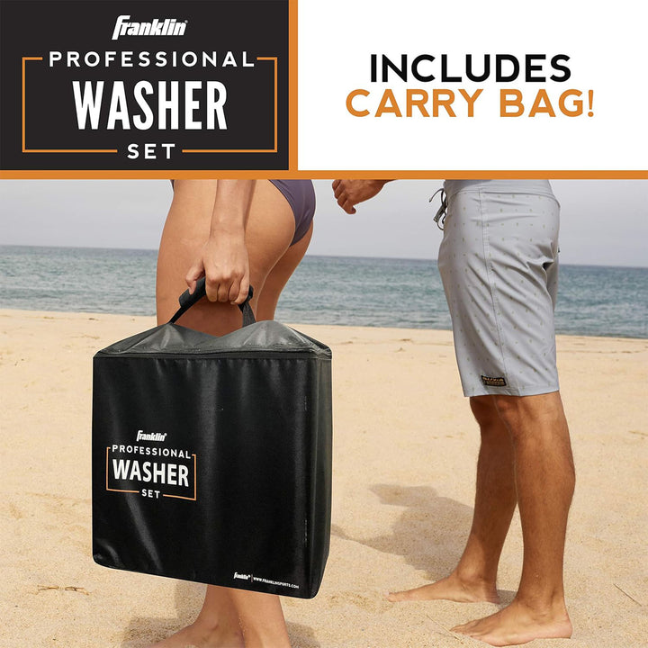 Franklin Sports Washer Toss, Portable Outdoor, Yard, Beach, or Tailgate Game Set - VMInnovations