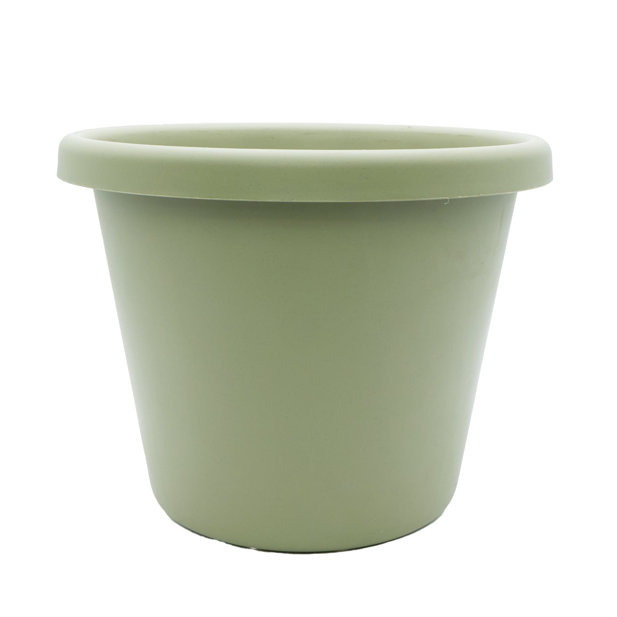The HC Companies 14 Inch Round Classic Planter, Plastic Plant Pot, Seafoam Green - VMInnovations