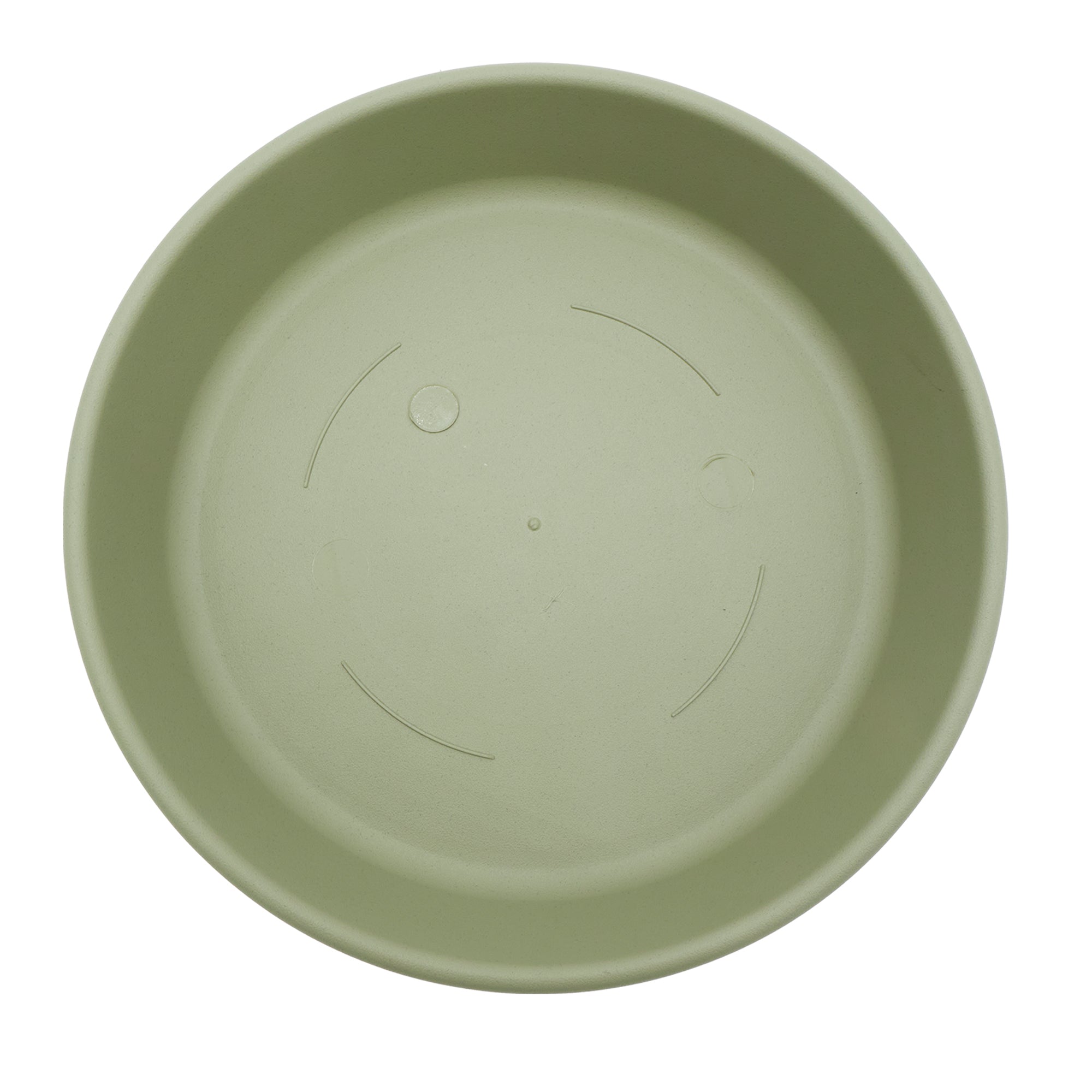 The HC Companies Classic 12" Plastic Round Plant Pot Saucer Drip Tray, Seafoam - VMInnovations