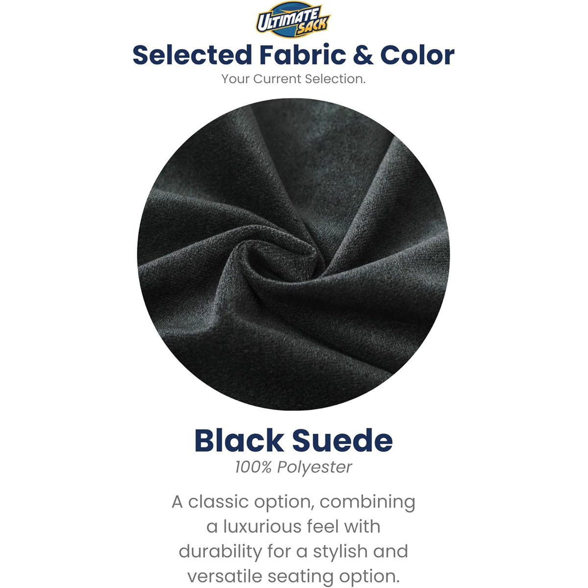 Ultimate Sack 5 Foot Bean Bag Chair, Oversized Lounger Loveseat (Open Box) - VMInnovations