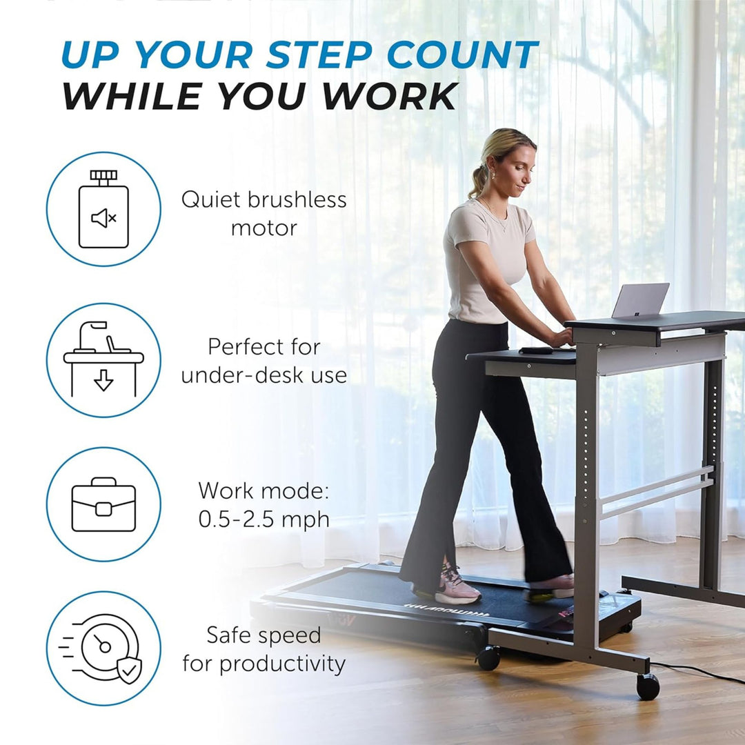 Stamina muuv Treadmill, Foldable Walking Pad, Home Gym Cardio Exercise Machine - VMInnovations
