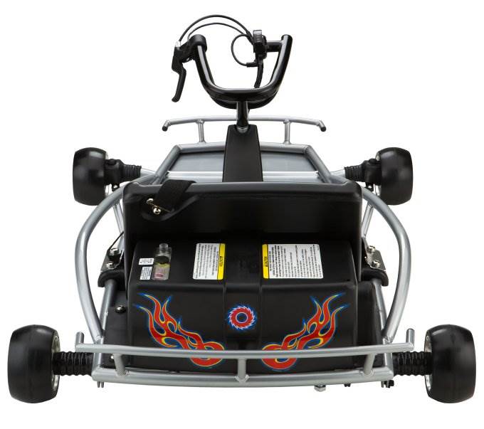 Razor Ground Force Electric Go-Kart Car/Cart & Youth Helmet (Black)