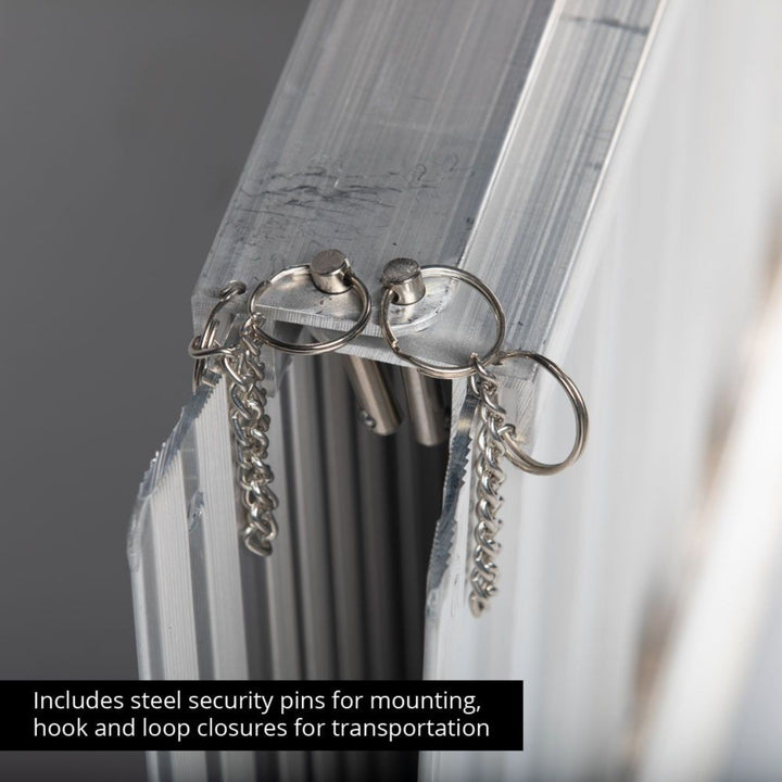 Titan Ramps 4 Foot Single-Fold Aluminum Wheelchair Ramp, 600 Pound Capacity