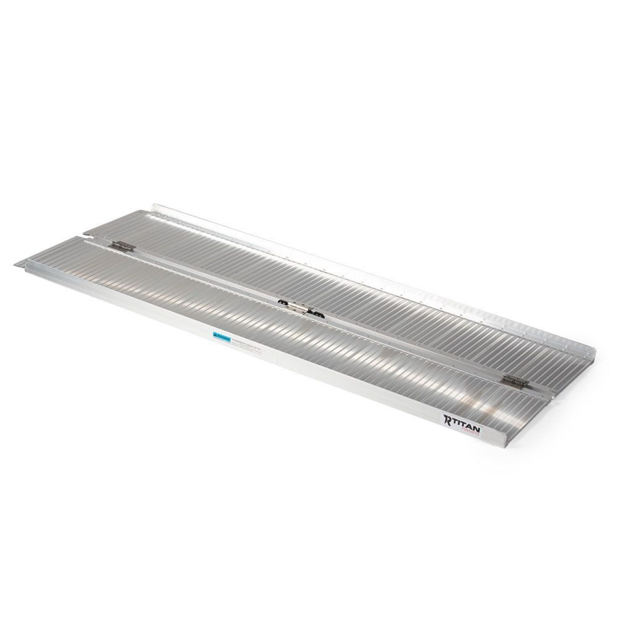 Titan Ramps 6 Foot Single-Fold Aluminum Wheelchair Ramp, 600 Pound Capacity - VMInnovations