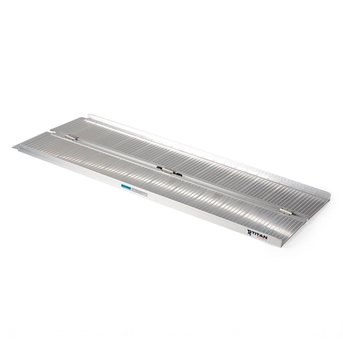 Titan Ramps 6 Foot Single-Fold Aluminum Wheelchair Ramp, 600 Pound Capacity