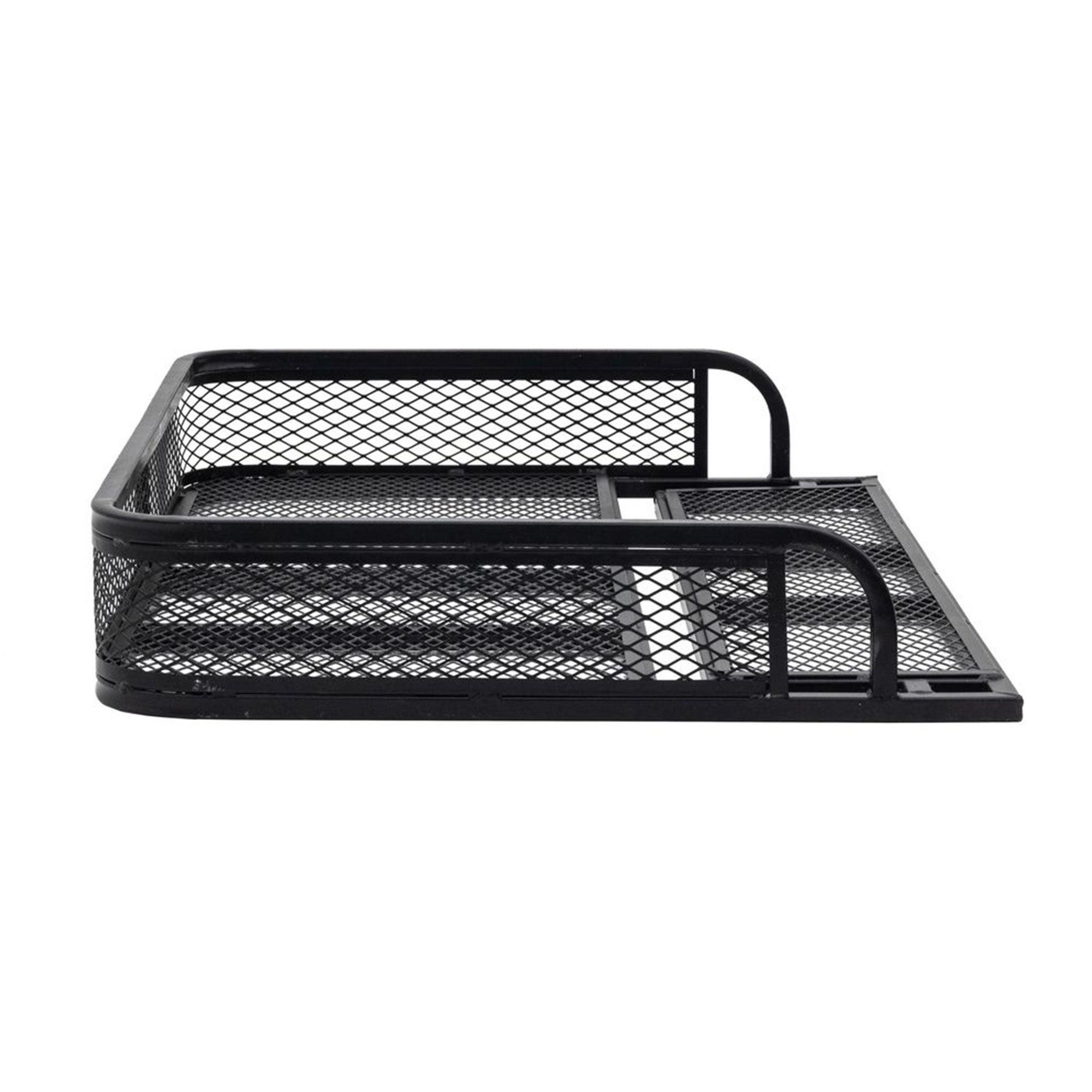Titan Ramps Universal ATV/UTV Steel Rear Cargo Basket Rack, Up to 100 lb, Black