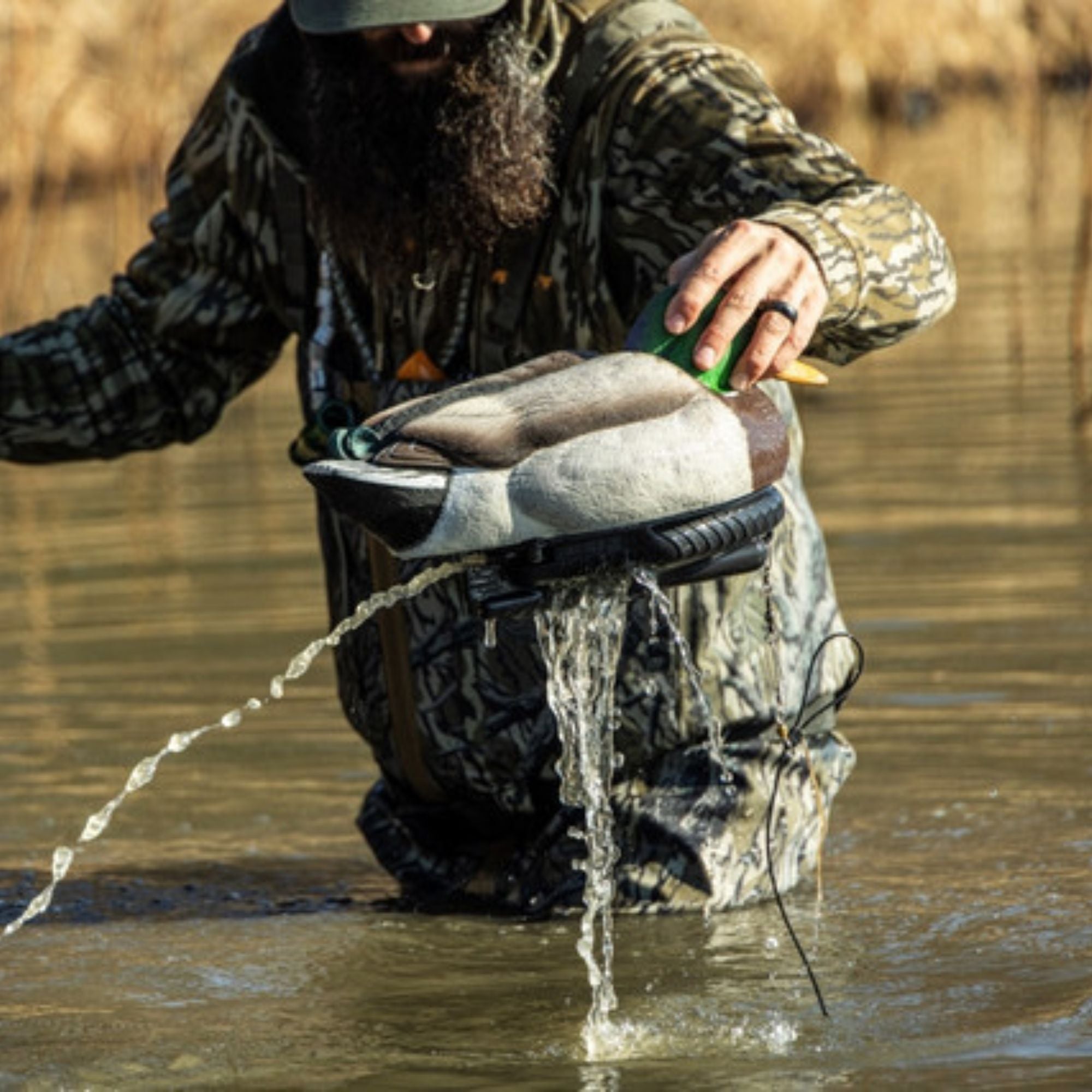 Avian X Power Swimmer Mallard Drake Motion Duck Decoy w/ Battery (Open Box)